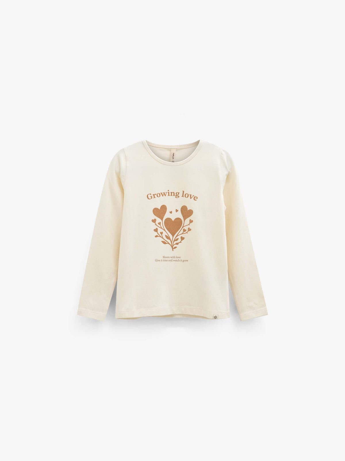 Long-Sleeve T-Shirt with Front Print - Tween - Offwhite | 101712 Piper
