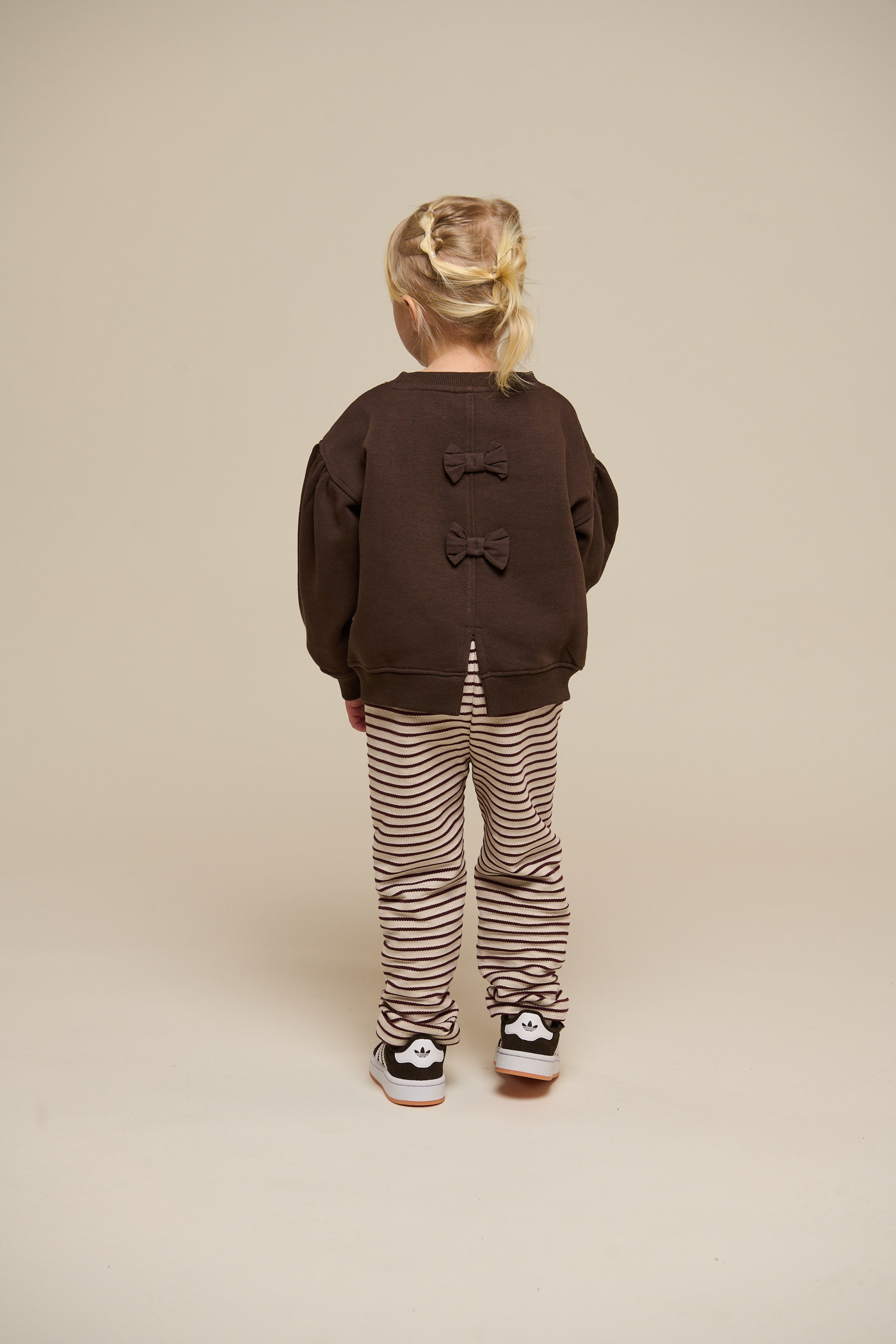 Bow Detail Sweatshirt - Kids - Chocolate | 100814 Ruth