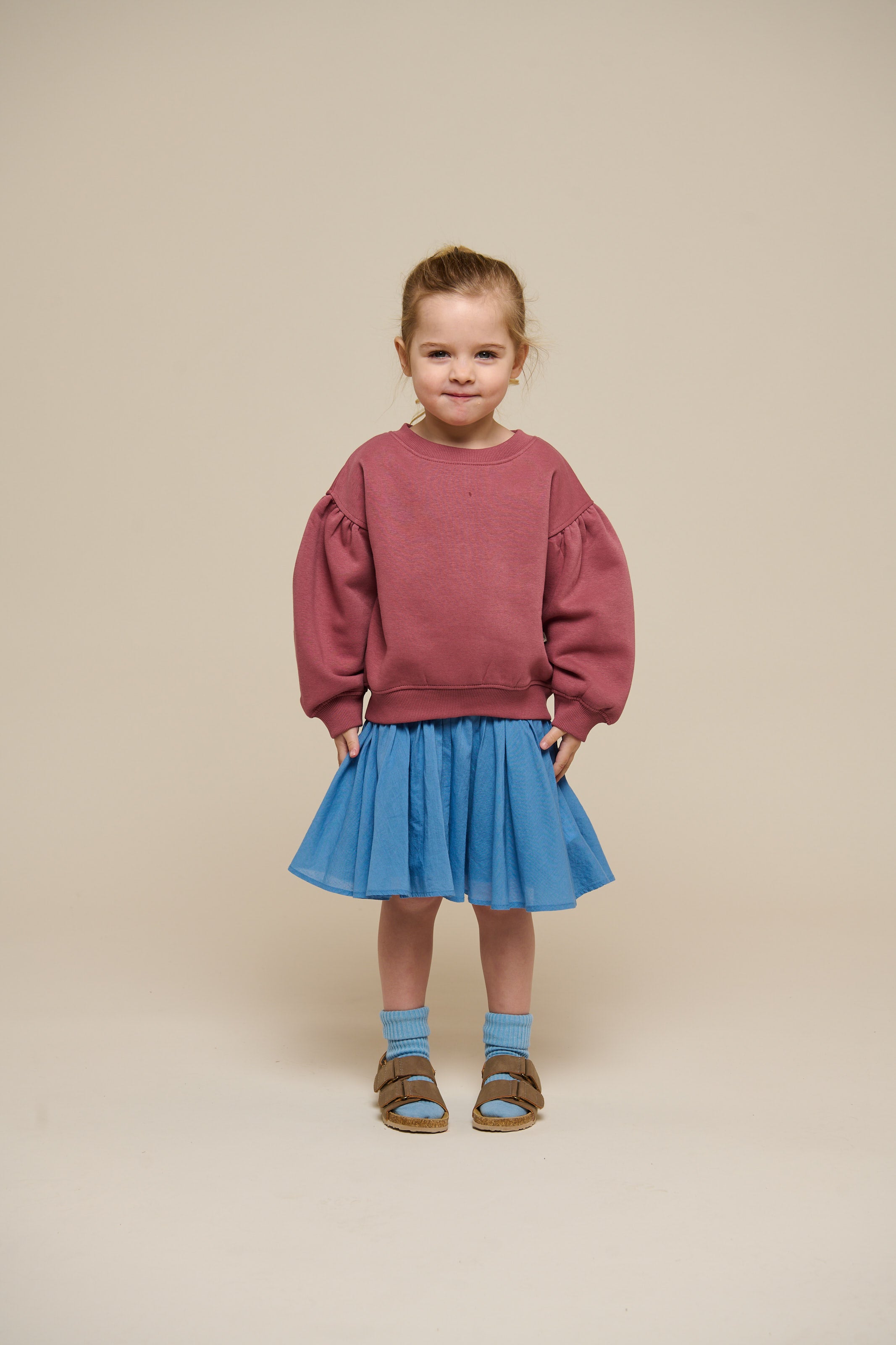 Bow Detail Sweatshirt - Kids - Vintage Red | 100812 Ruth