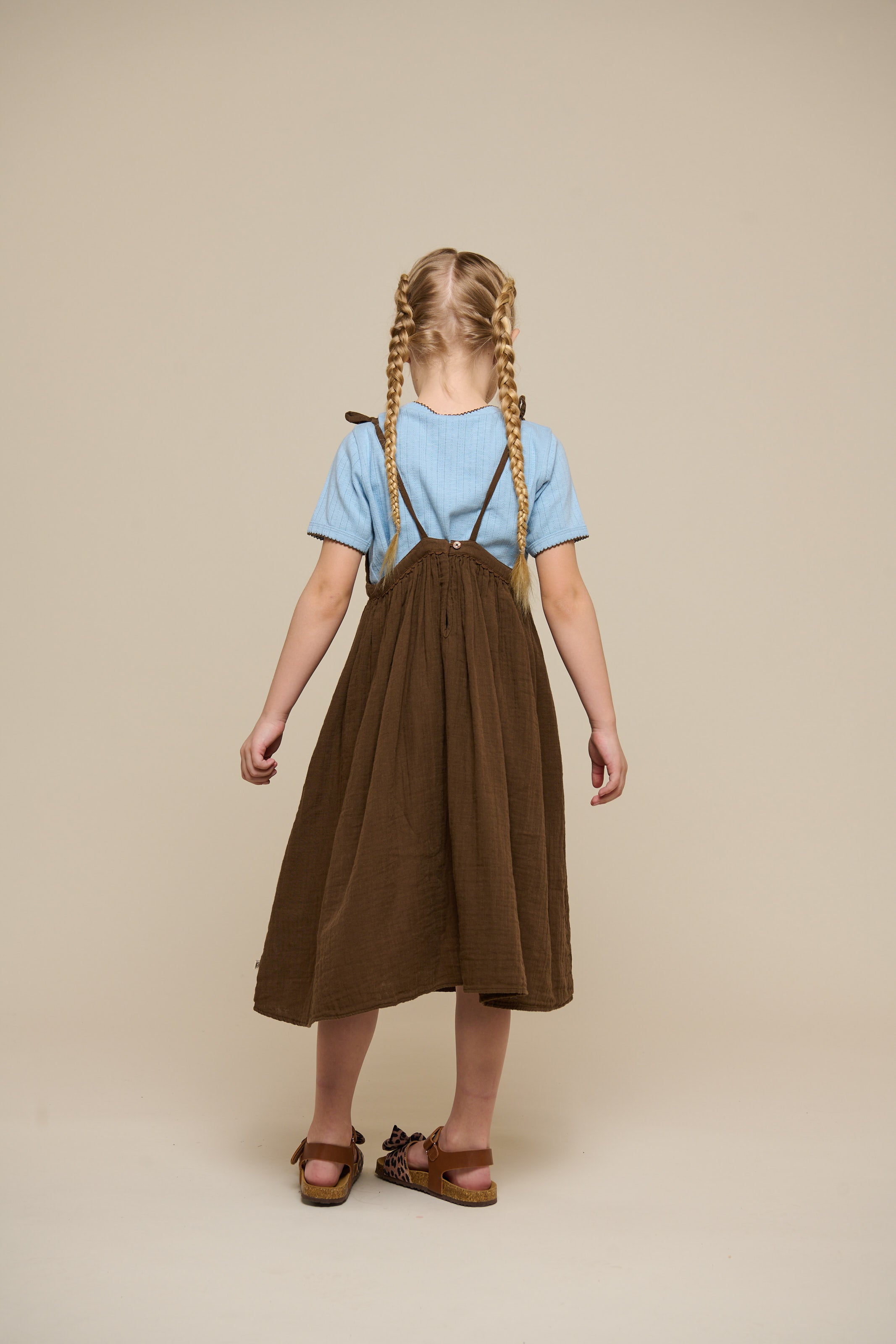 Pointelle t-shirt with contrast picot - Tween - Powder Blue | 101286 Drew