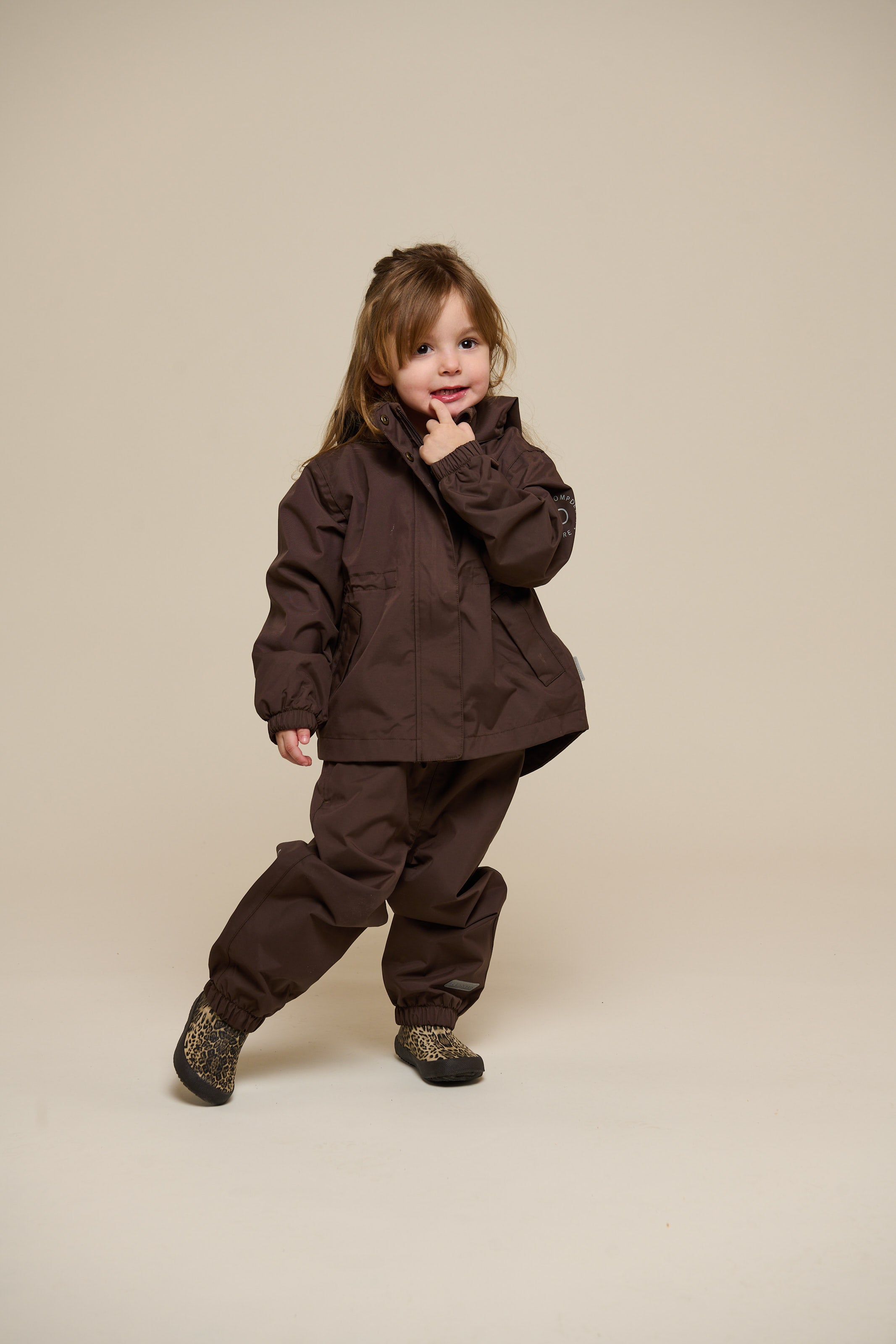 Shell Trousers - Kids - Chocolate | 100505 Dundee
