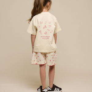 Cool Times T-shirt - Tween - Offwhite | 101248 Kira