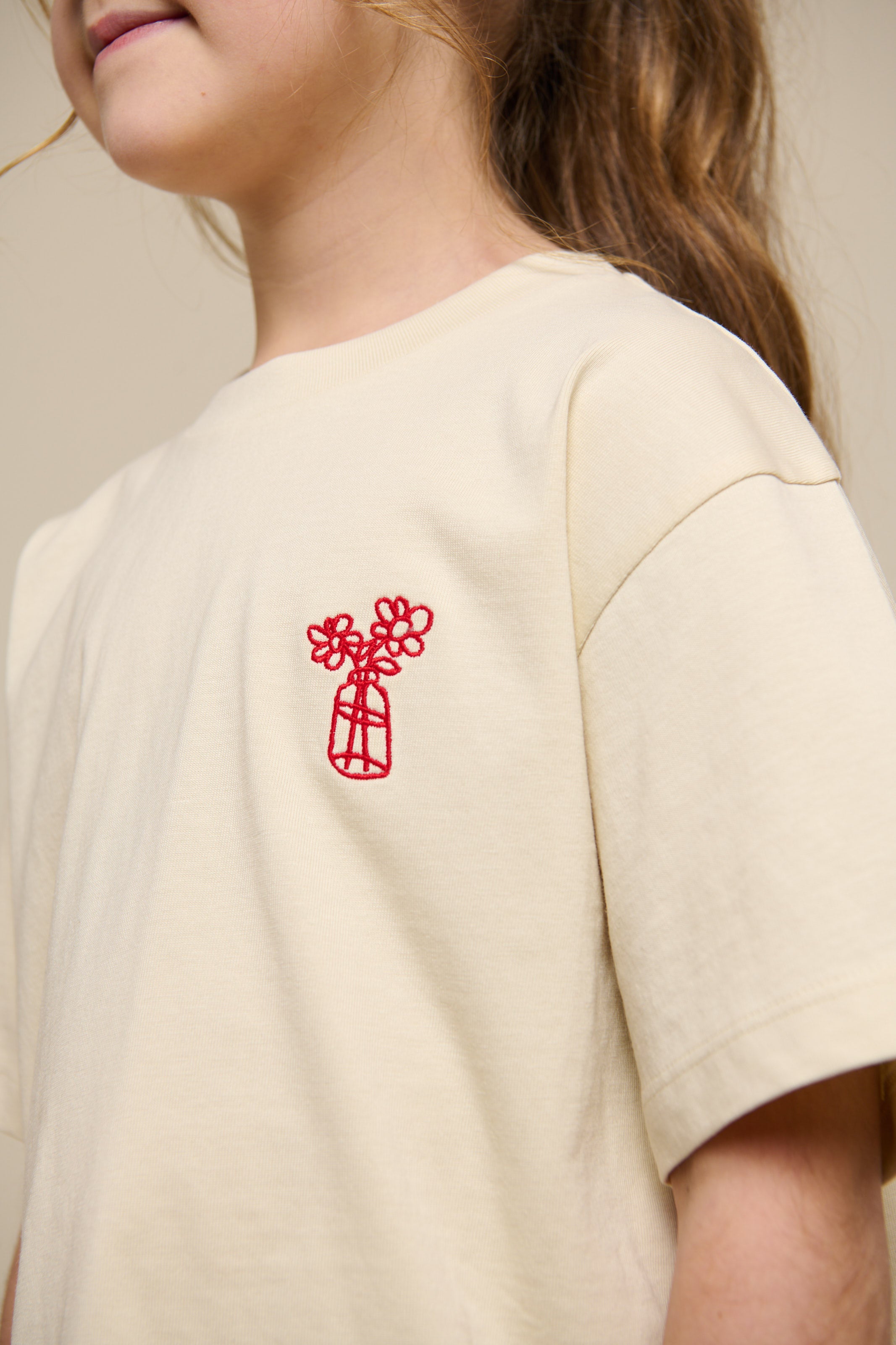 Cool Times T-shirt - Tween - Offwhite | 101248 Kira