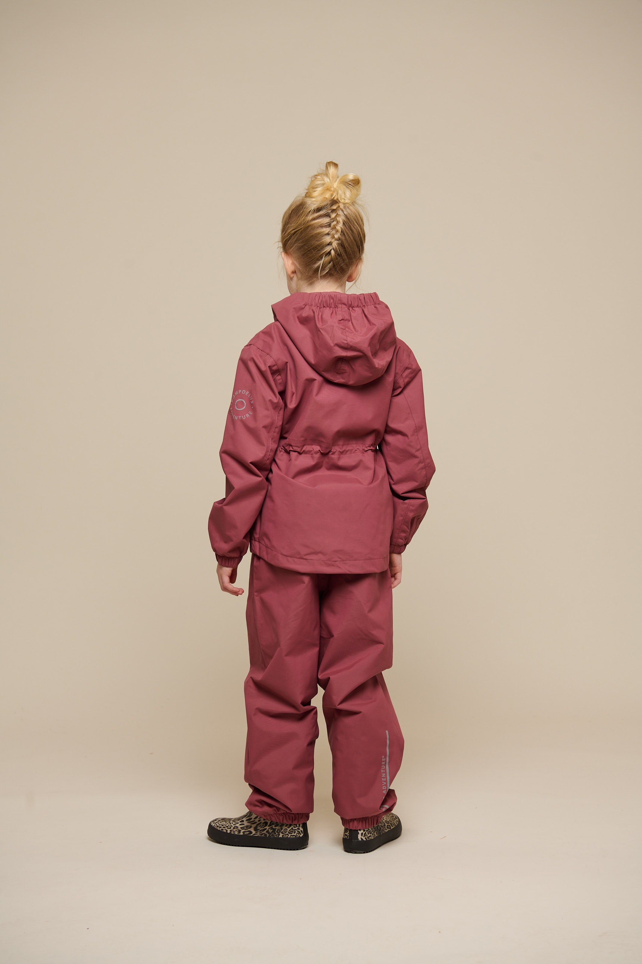 Shell Jacket with Drawstring - Tween - Vintage Red | 100496 Lucy