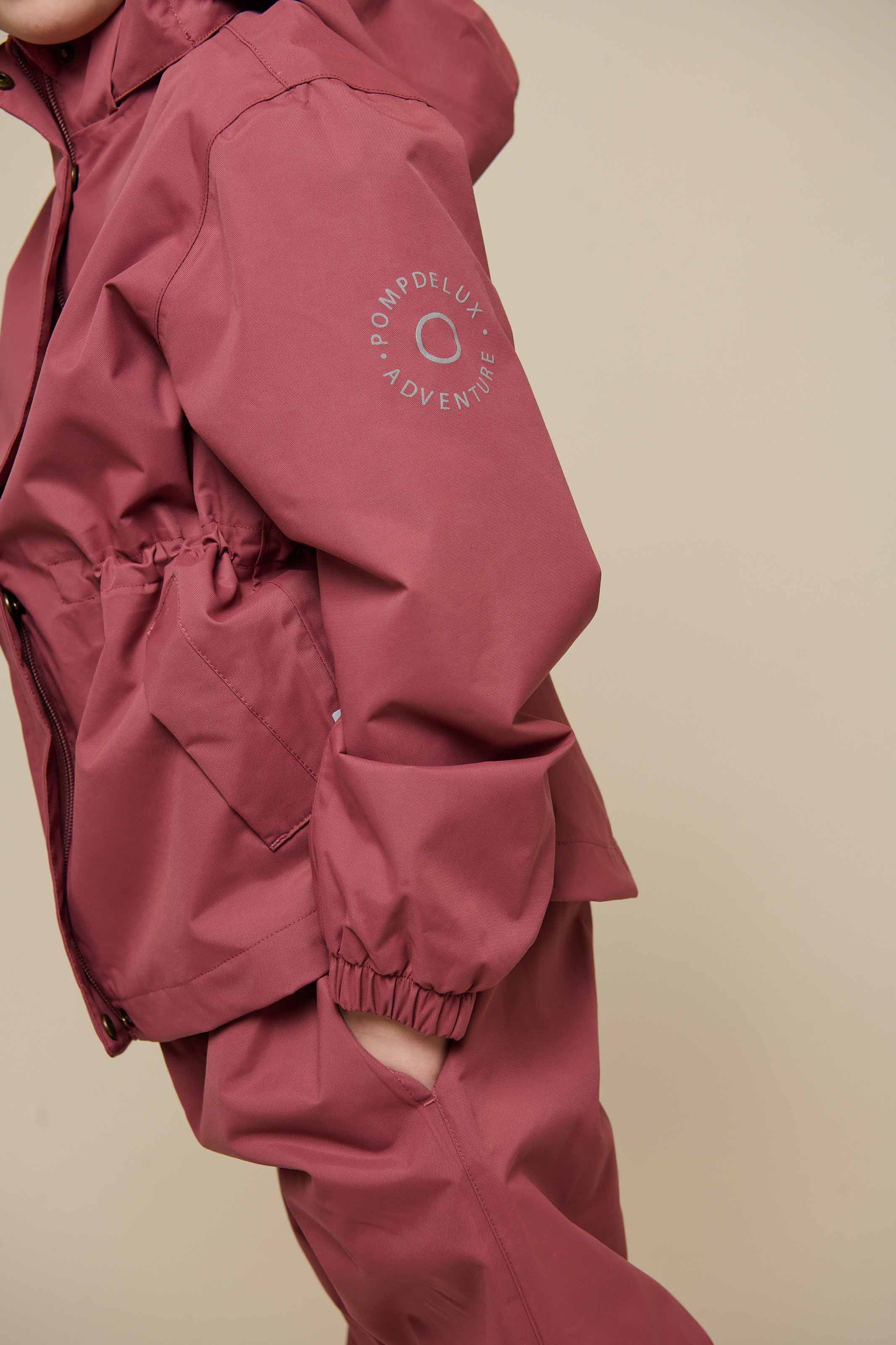 Shell Jacket with Drawstring - Tween - Vintage Red | 100496 Lucy