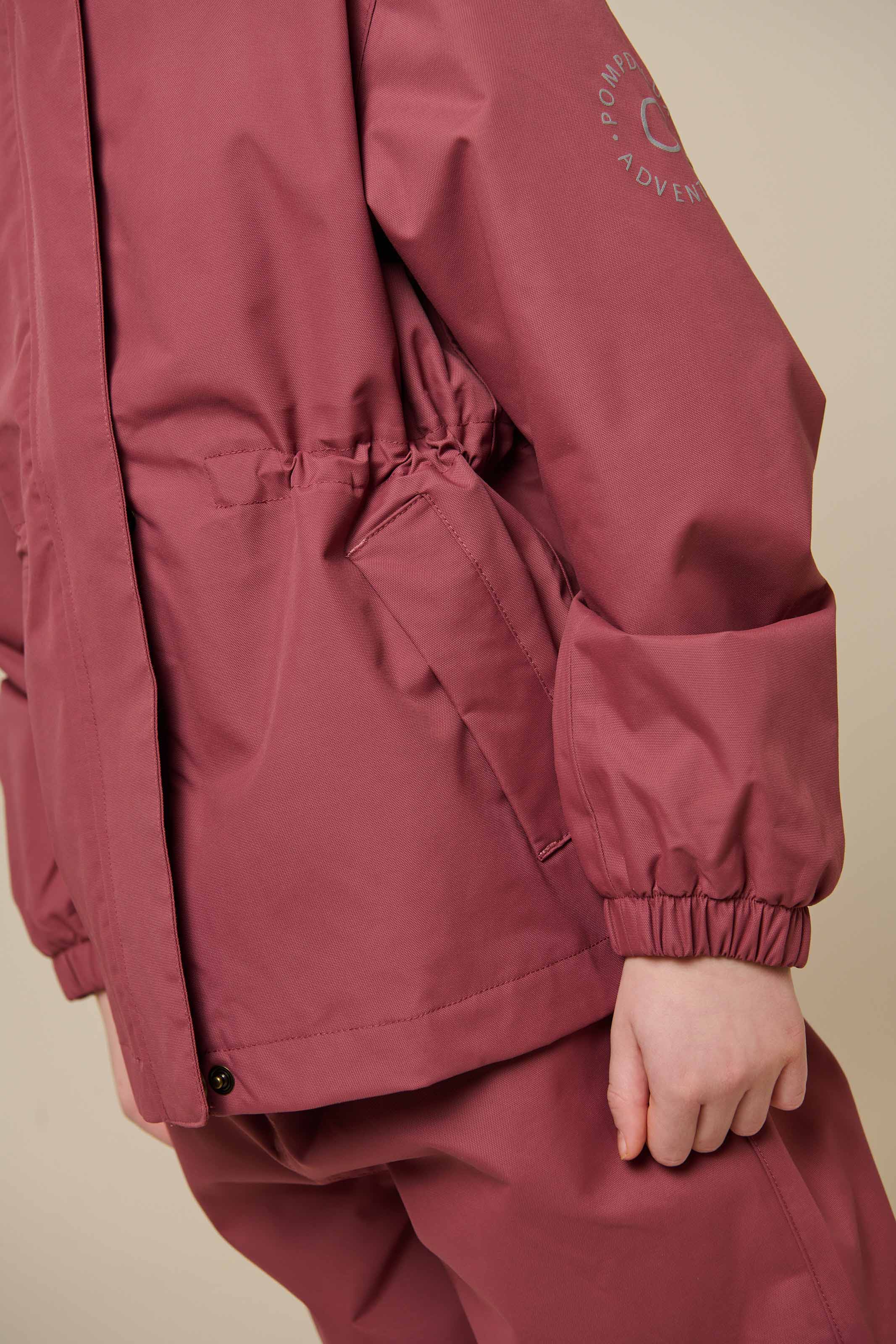 Shell Jacket with Drawstring - Tween - Vintage Red | 100496 Lucy