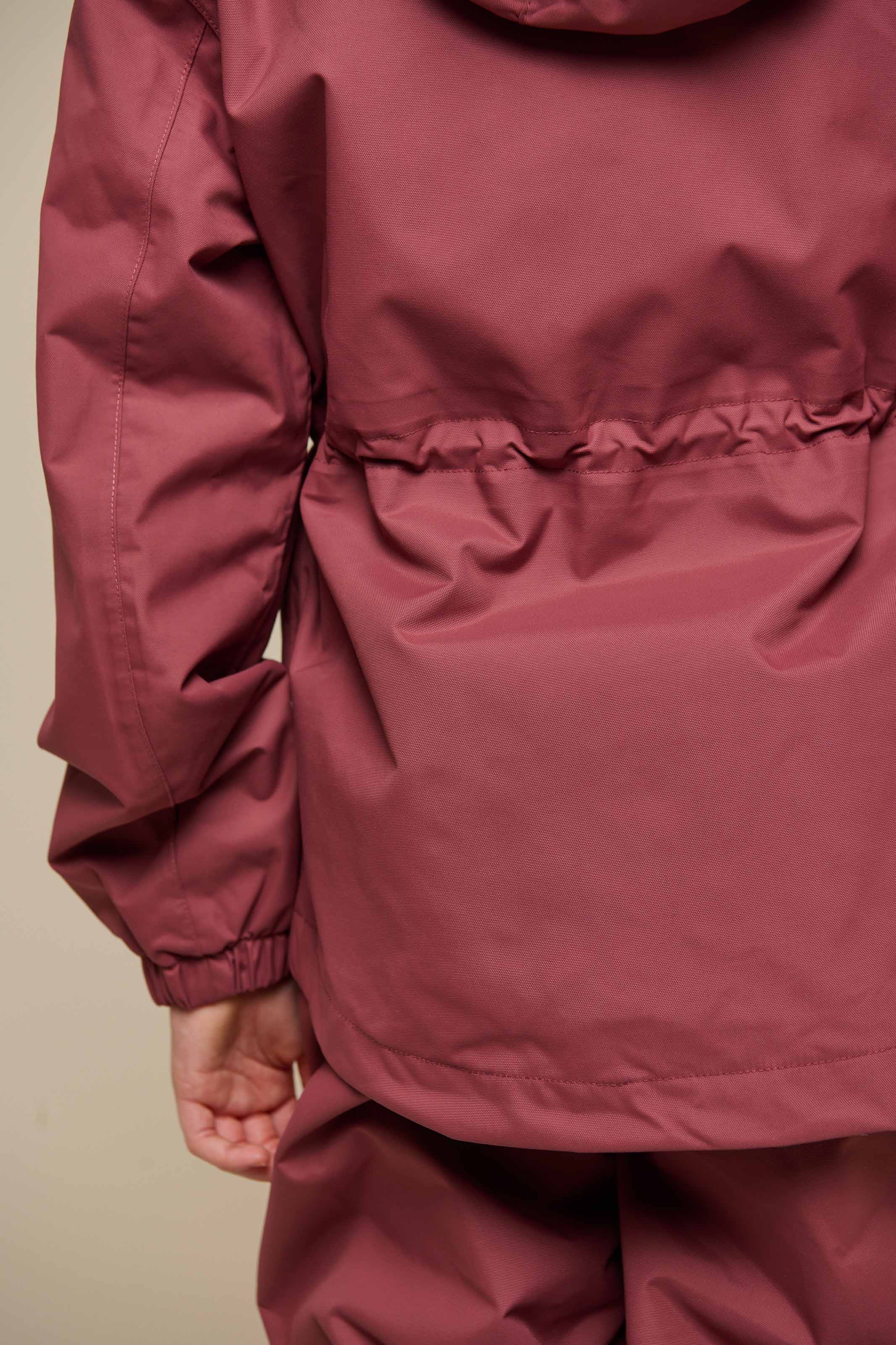 Shell Jacket with Drawstring - Tween - Vintage Red | 100496 Lucy