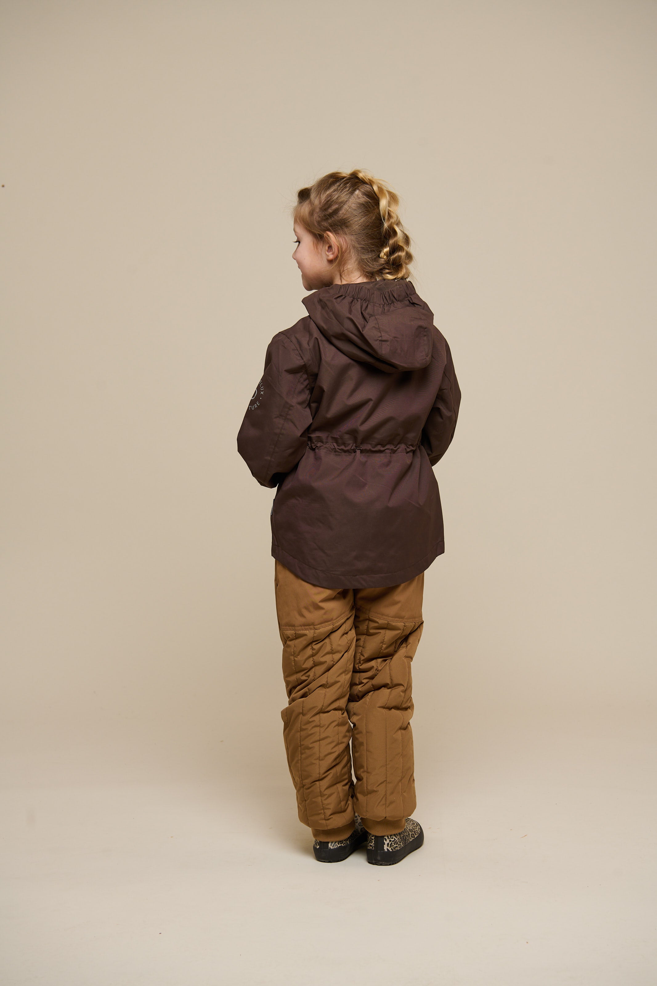 Shell Jacket with Drawstring - Tween - Chocolate | 100498 Lucy