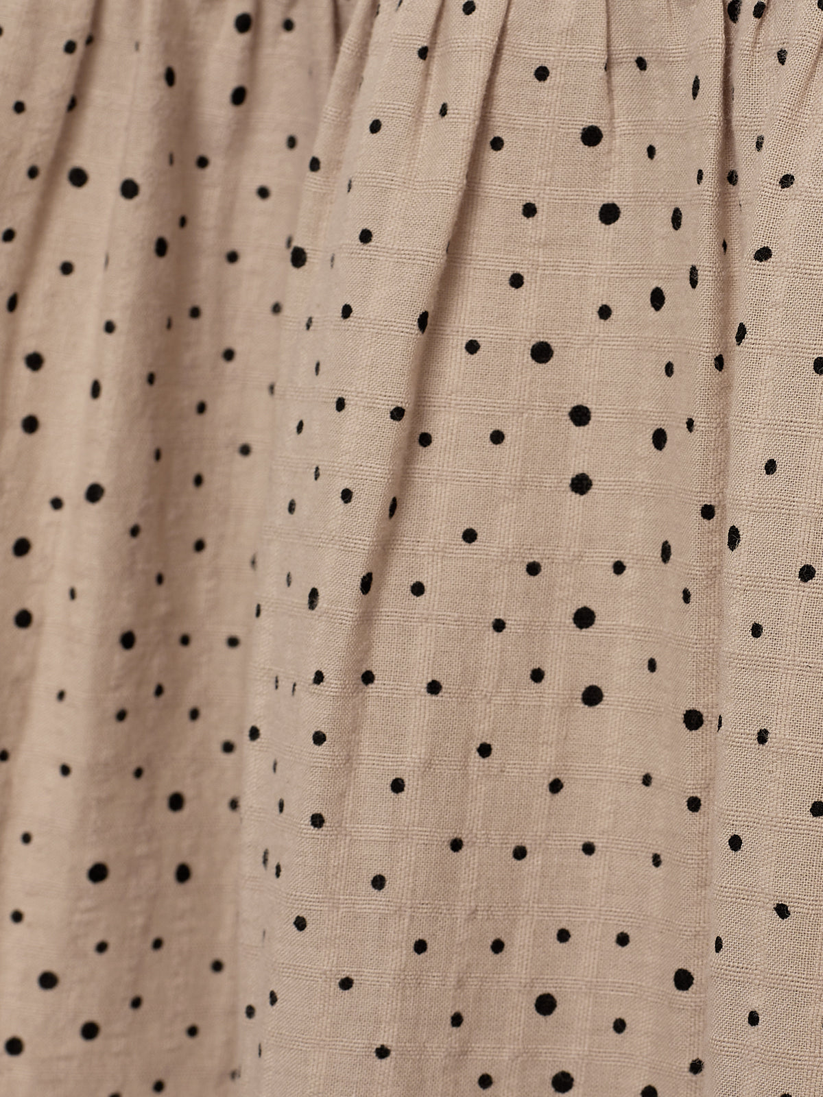 Cotton Dress w. Micro Dots - Tween - Moonlight