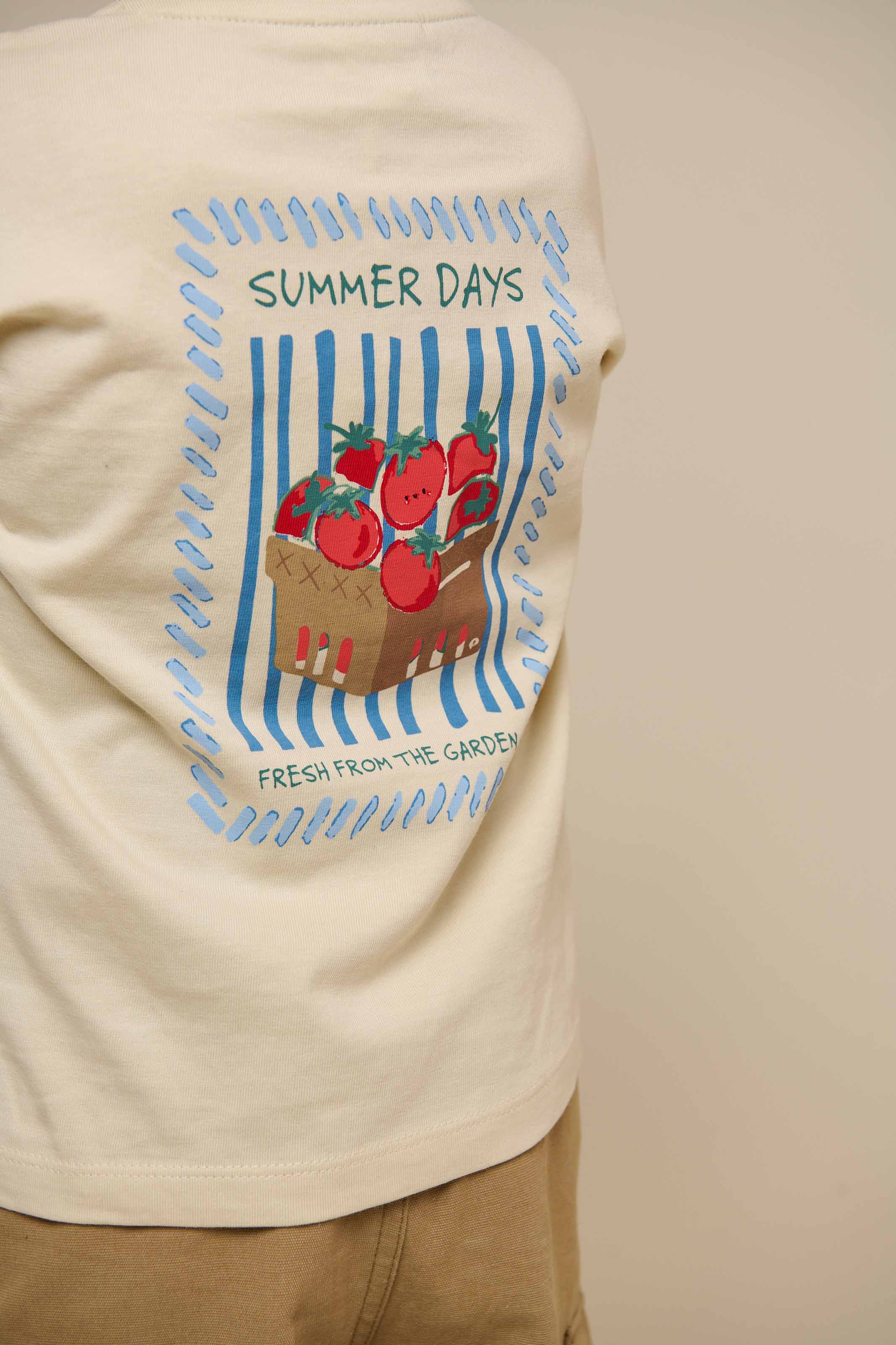 Summer Days T-shirt - Tween - Offwhite | 101337 Milan