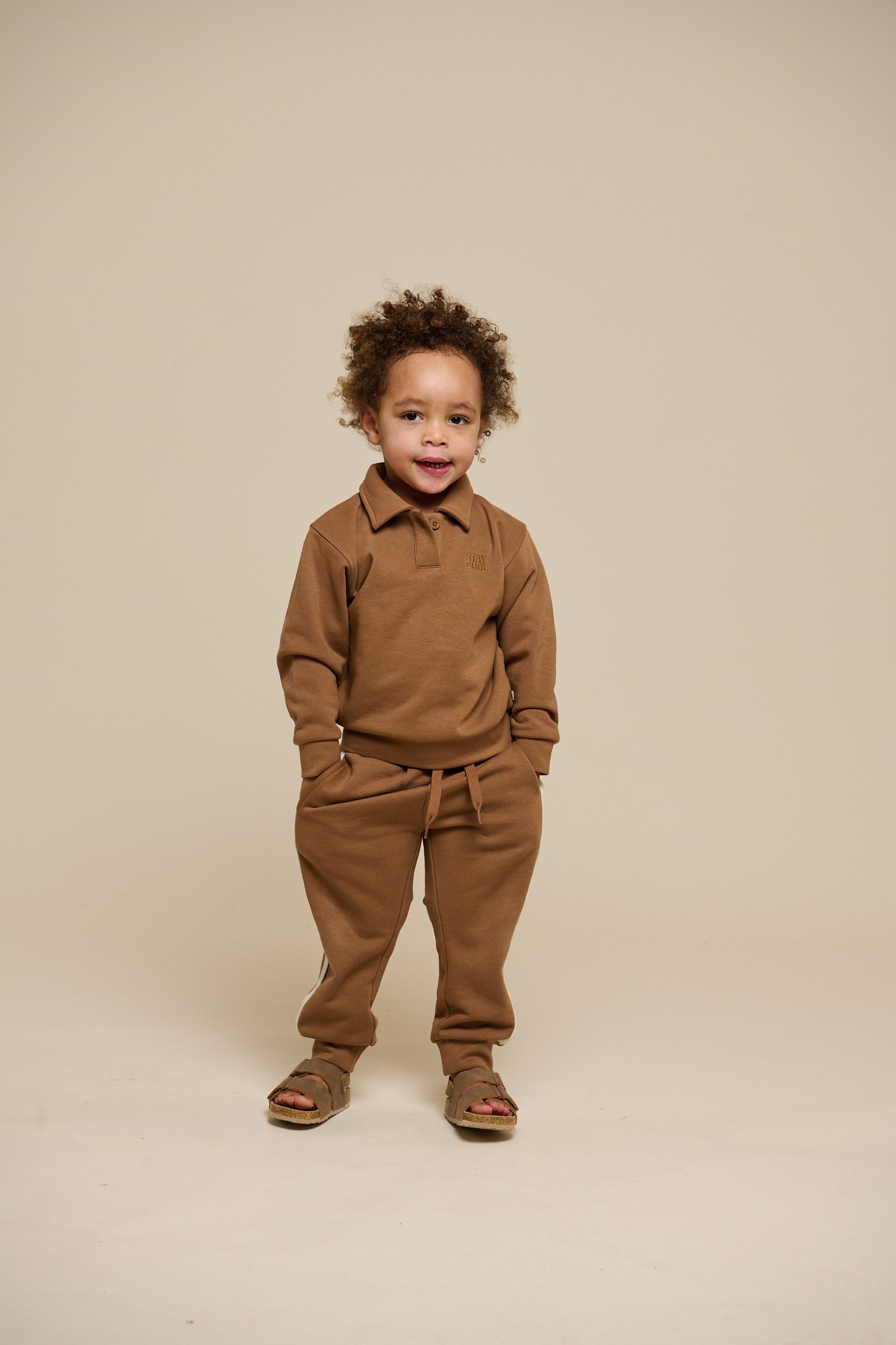 Sweat Pants with Tape - Kids - Coconut | 101259 Carter