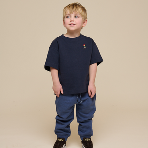 Sweat Pant - Kids - Indigo Blue Melange | 100894 Justin