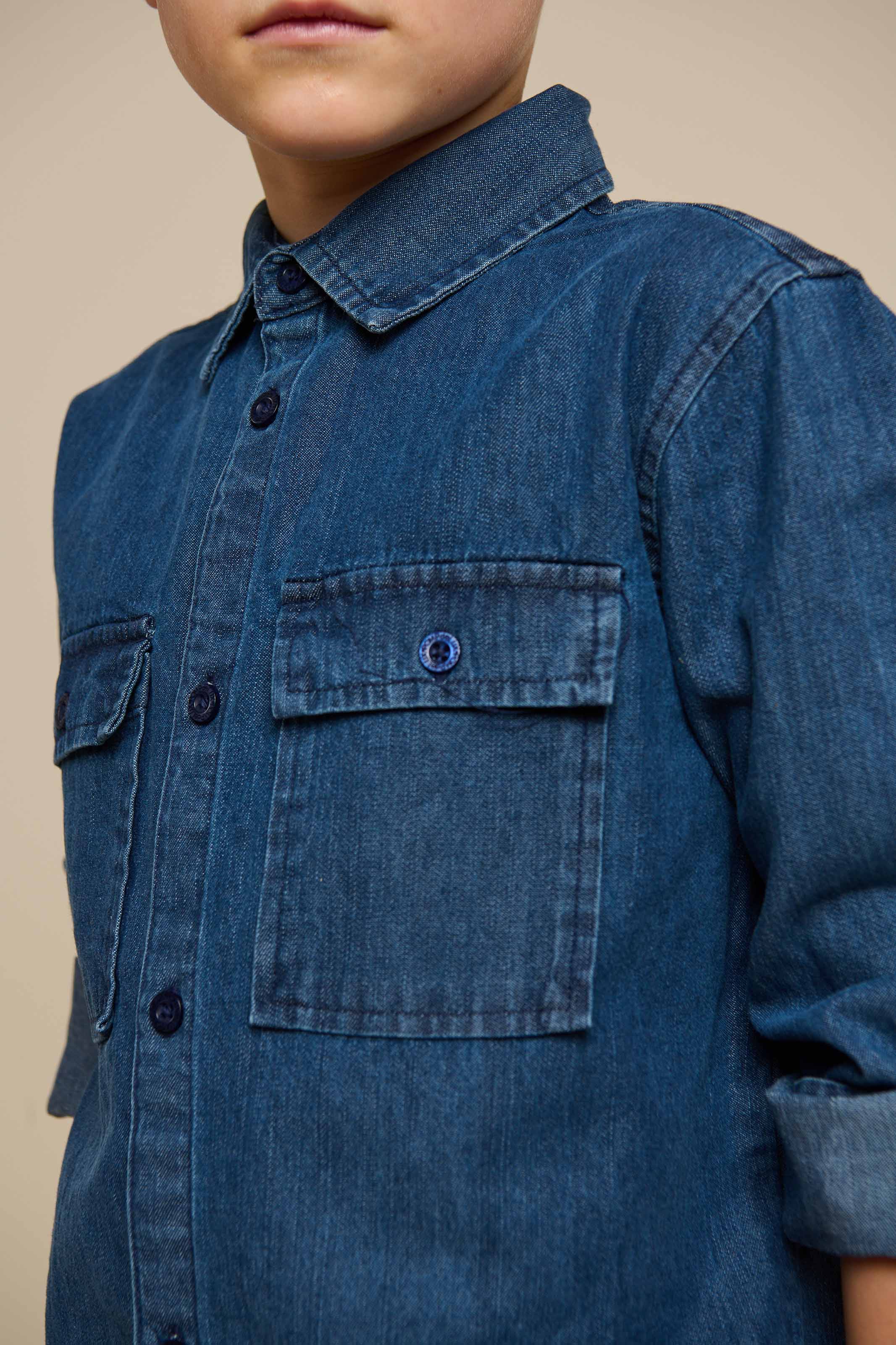 Denim Shirt - Tween - Dark Blue Denim | 100369 Delhi