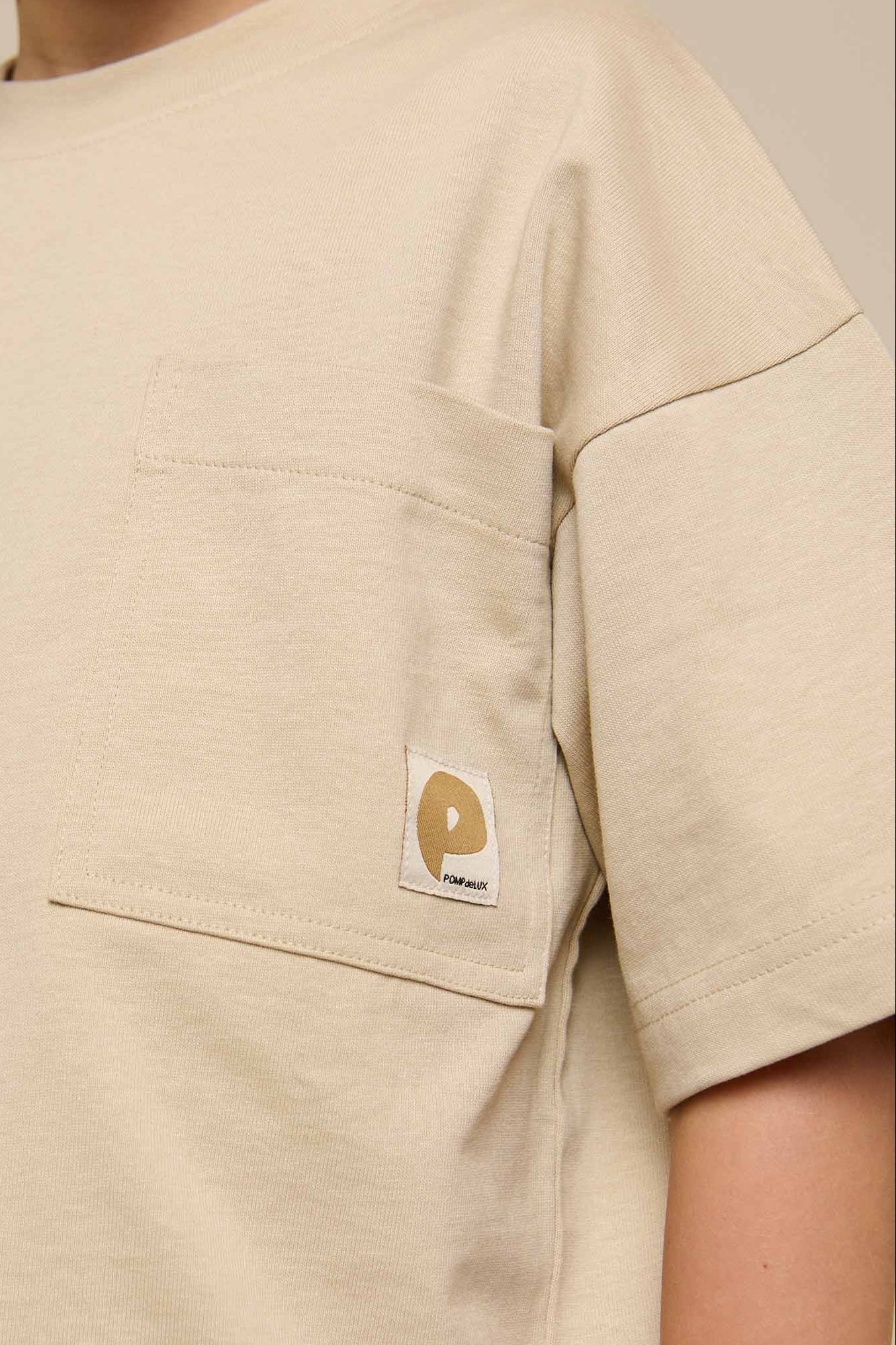 Pocket T-shirt - Kids - Light Sand | 101146 Jasper