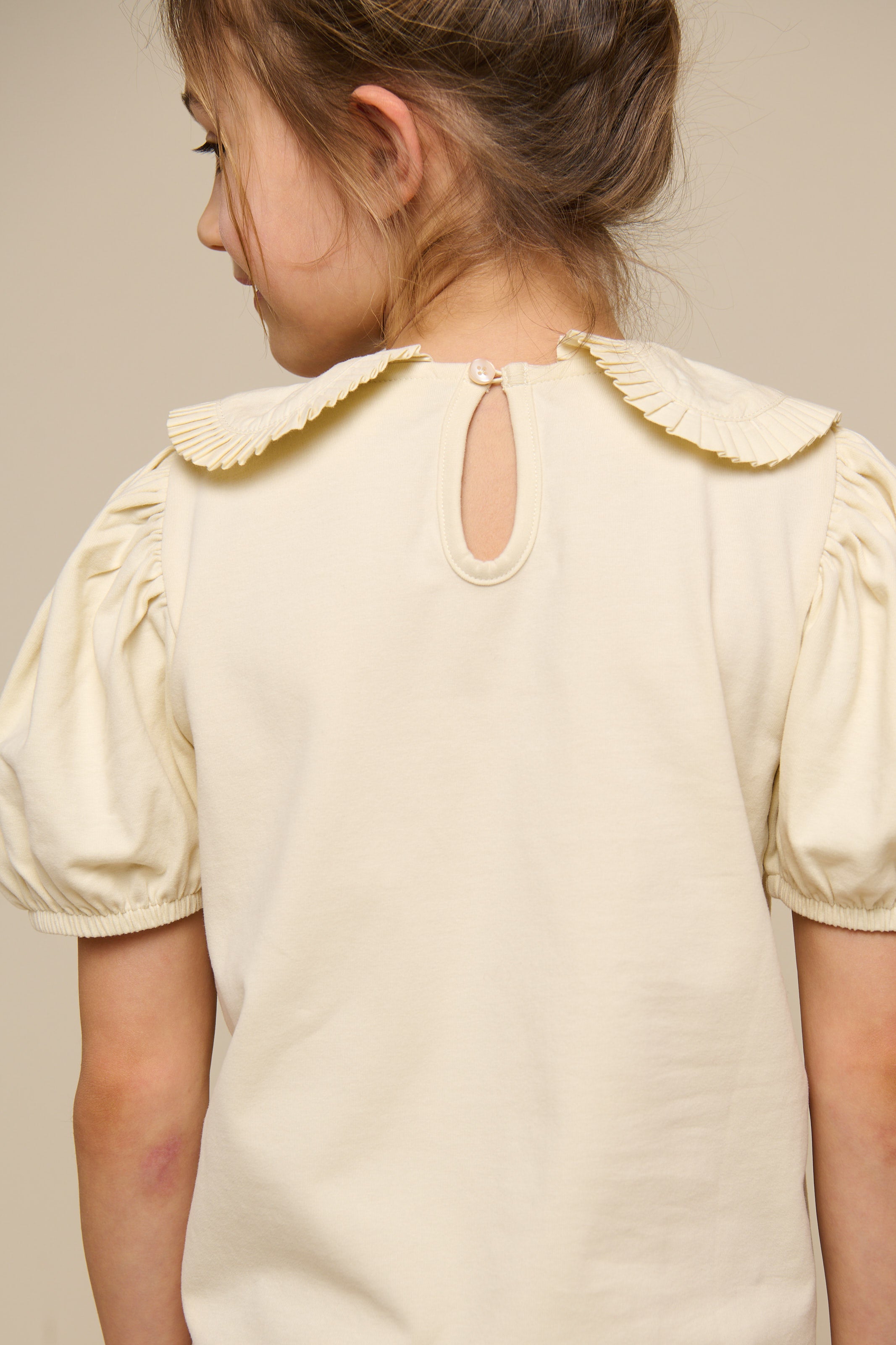 Jersey Blouse with Collar - Tween - OffWhite | 101278 Nini