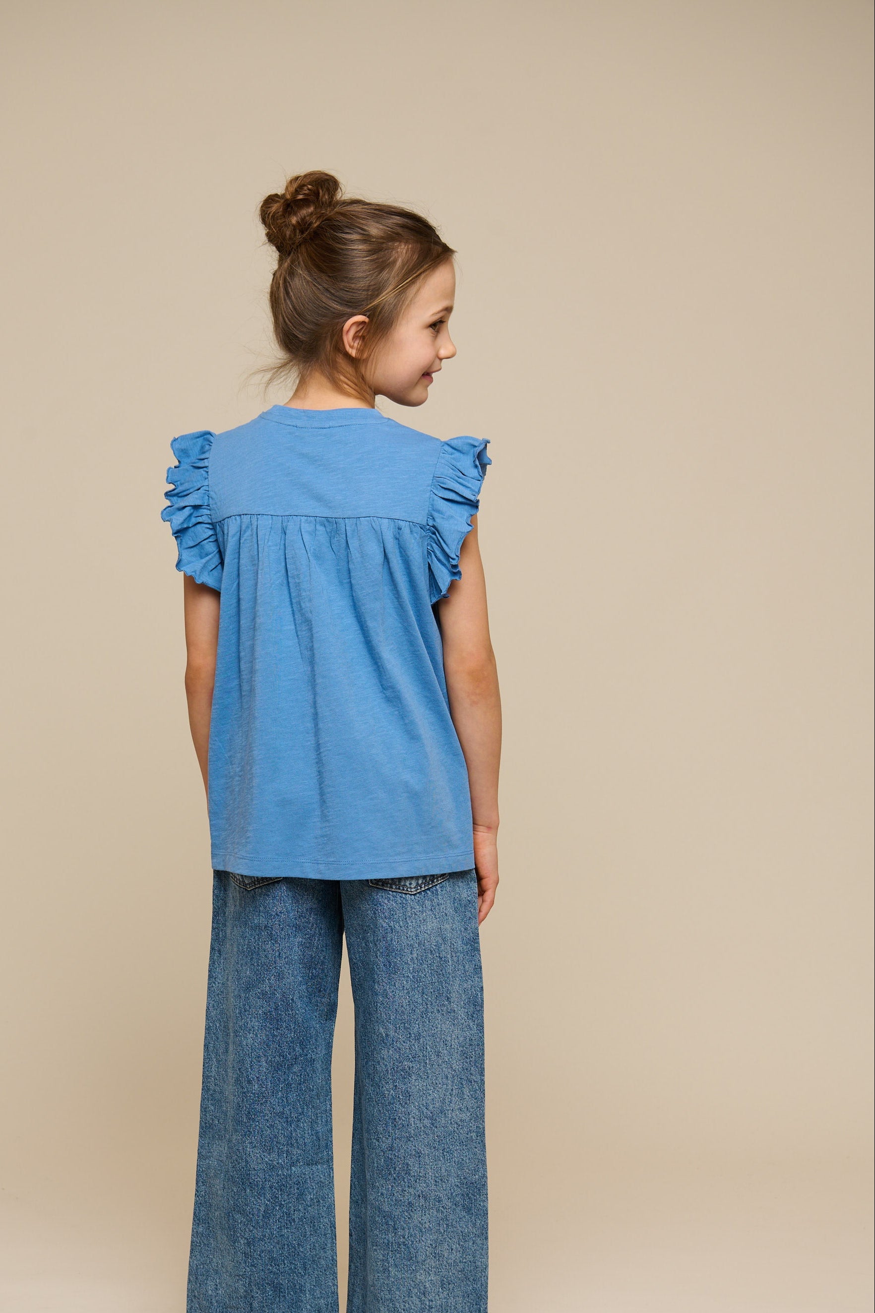 Jersey Blouse - Tween - Blue | 101331 Lucia