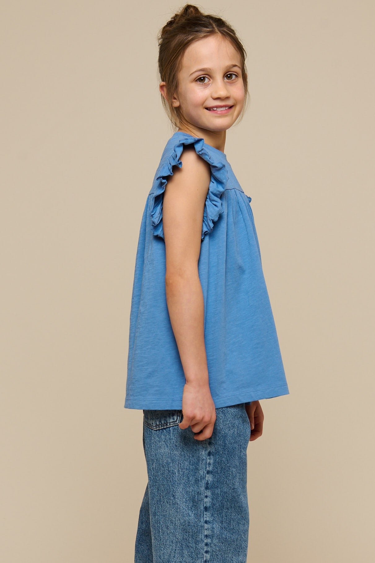 Jersey Blouse - Tween - Blue | 101331 Lucia
