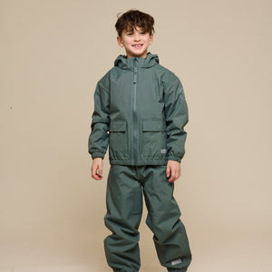 Shell Trousers - Tween - Dusty Dark Green | 100508 Dundee