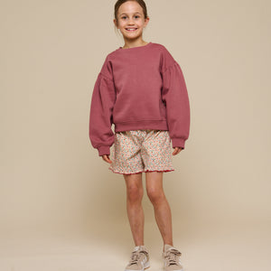 Bow Detail Sweatshirt - Tween - Vintage Red | 100813 Ruth