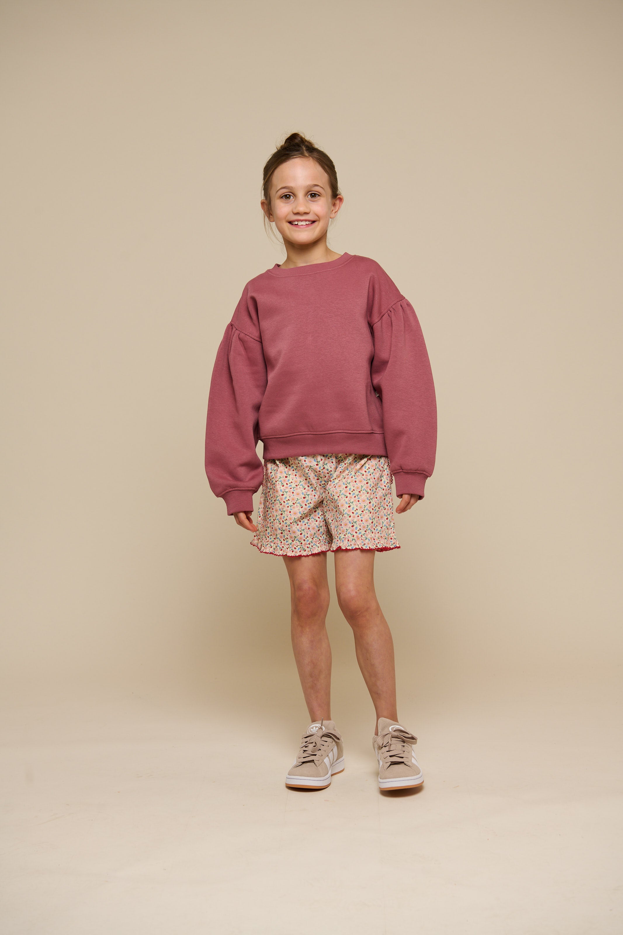 Bow Detail Sweatshirt - Tween - Vintage Red | 100813 Ruth
