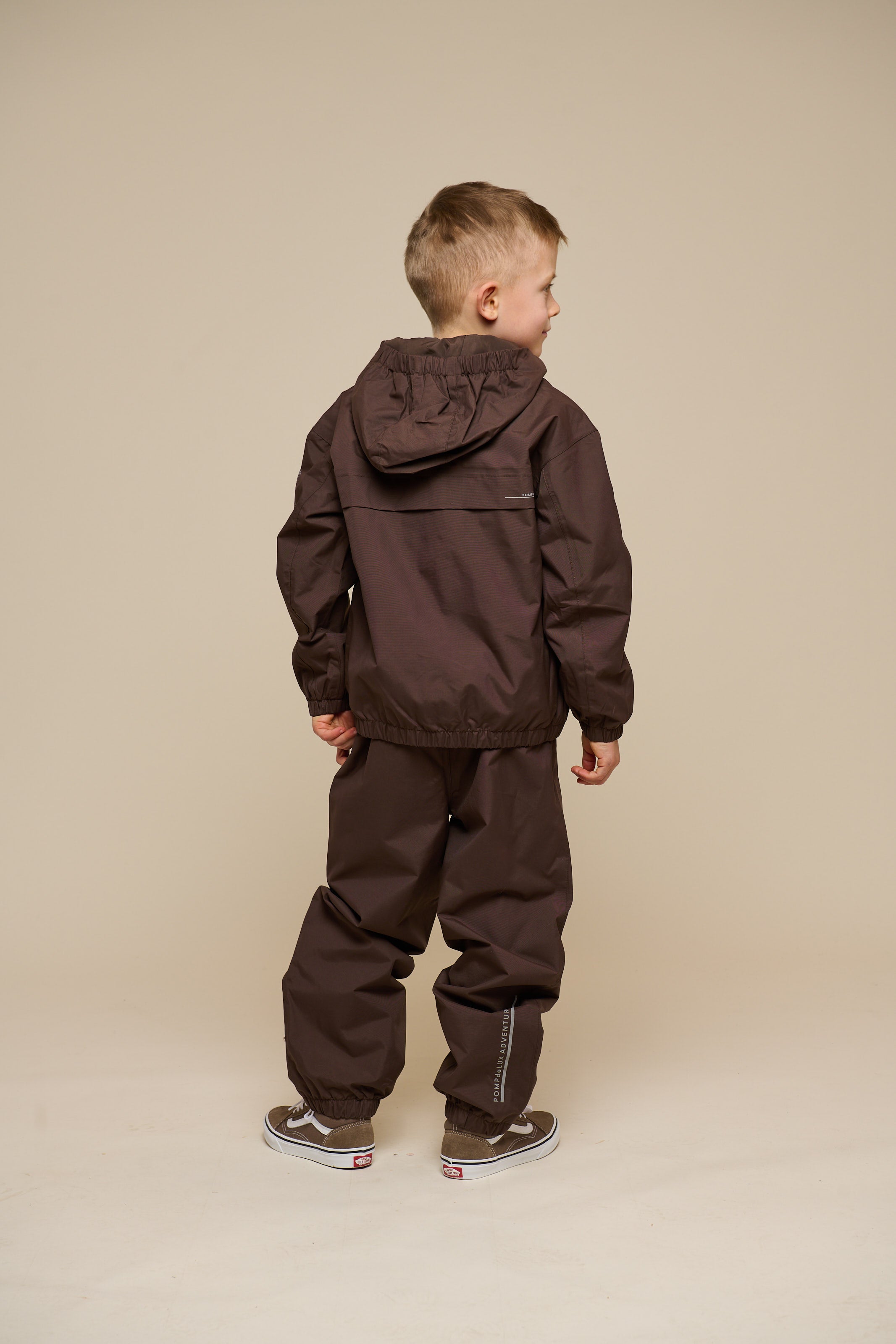 Shell Jacket with Patch Pocket - Tween - Chocolate | 100500 Luke