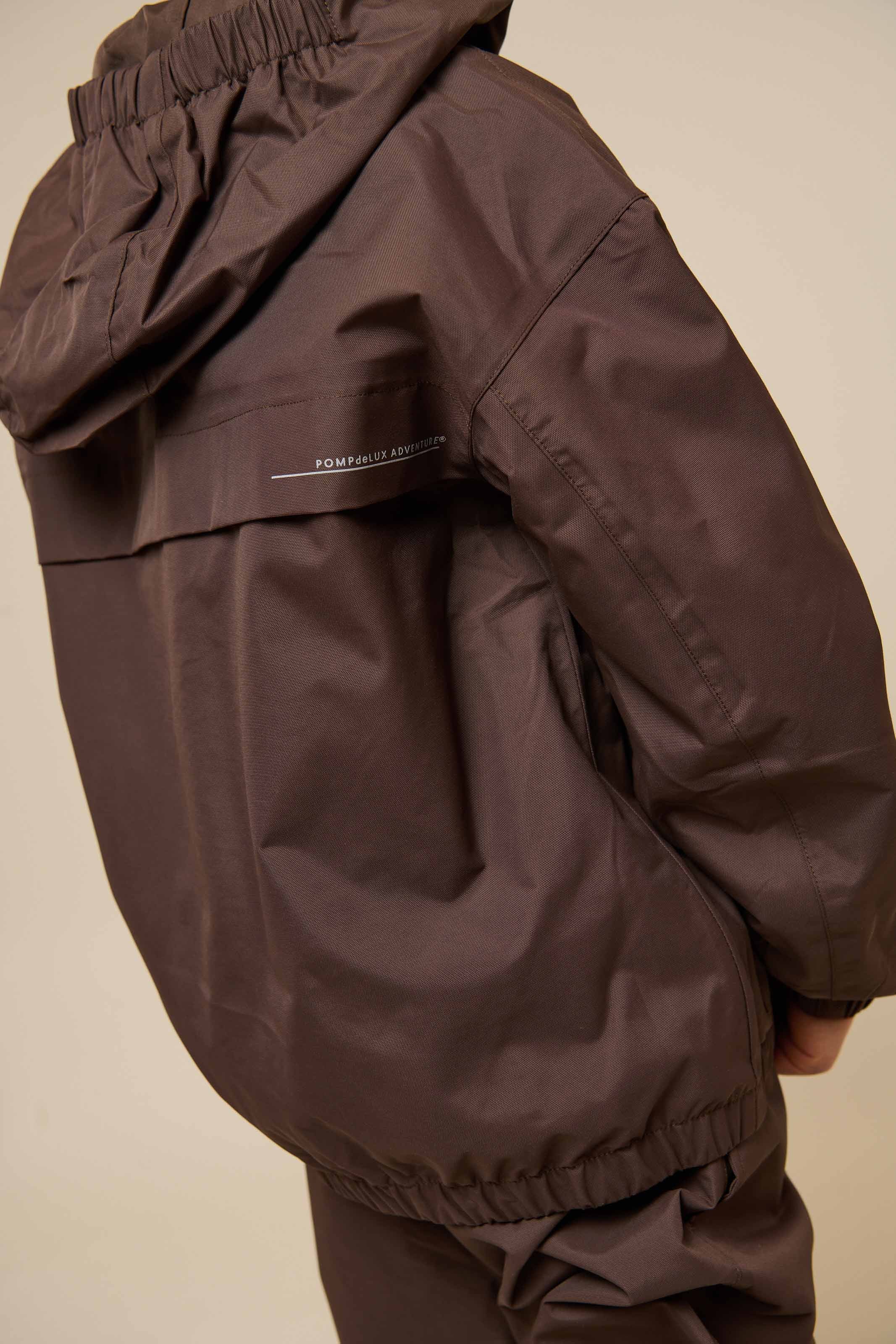 Shell Jacket with Patch Pocket - Tween - Chocolate | 100500 Luke