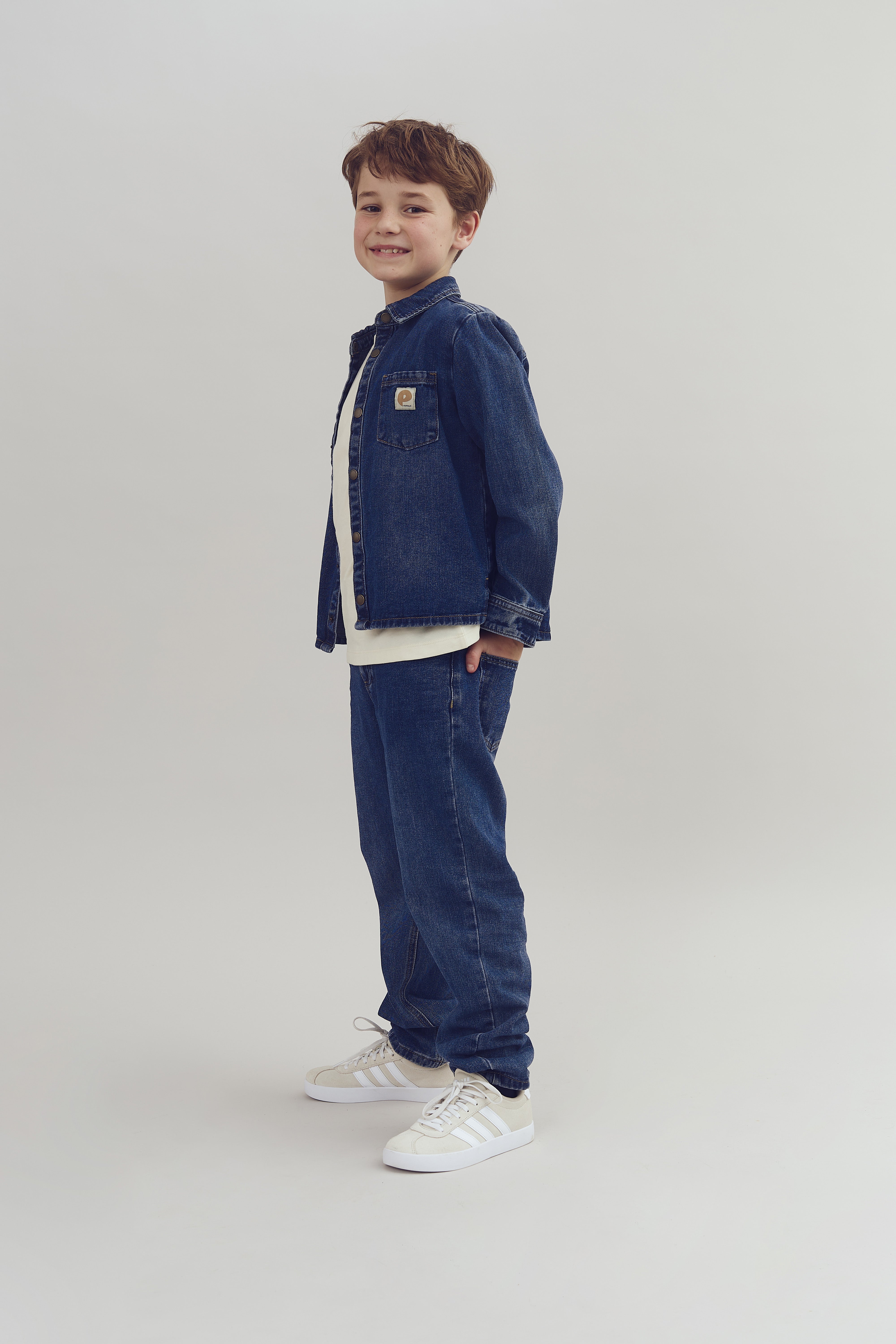 Denim Overshirt - Tween - Dark Blue Denim