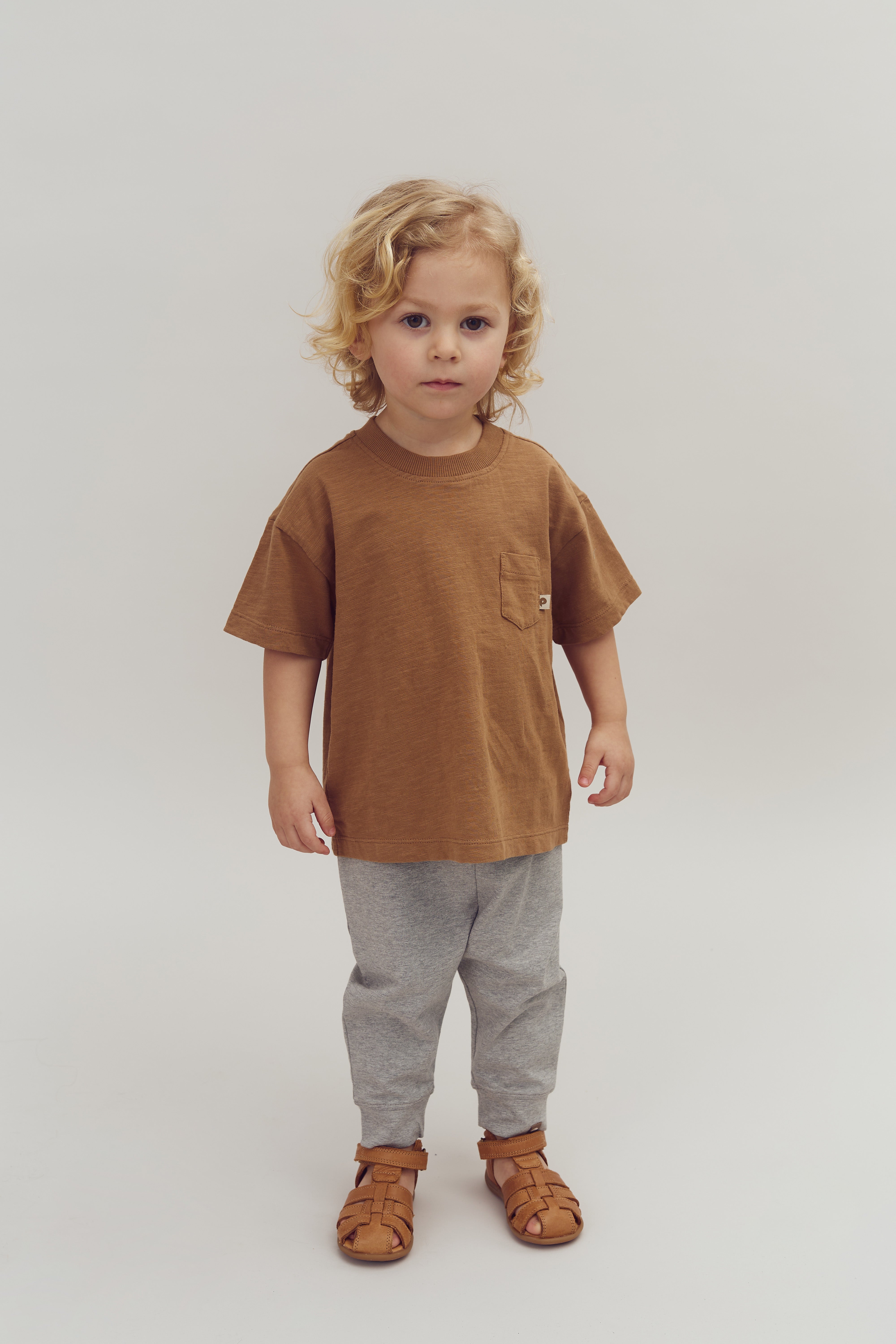 Jersey Trousers - Little - Grey Melange