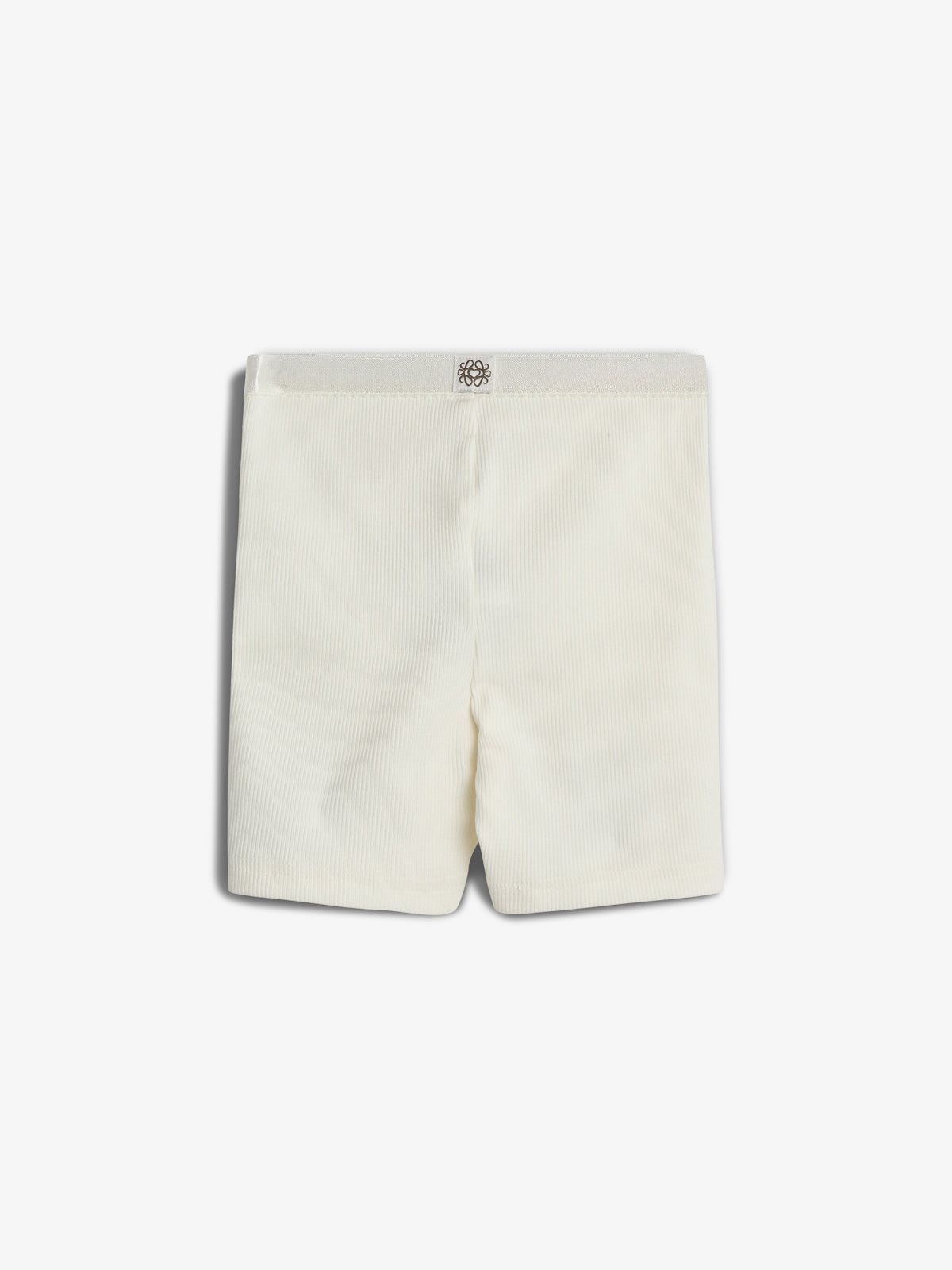 Modal Rib Short Tights - Off White | 100334 Fiona