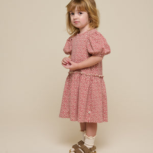 Jersey Dress - Kids - Cherry Red | 101225 Lea