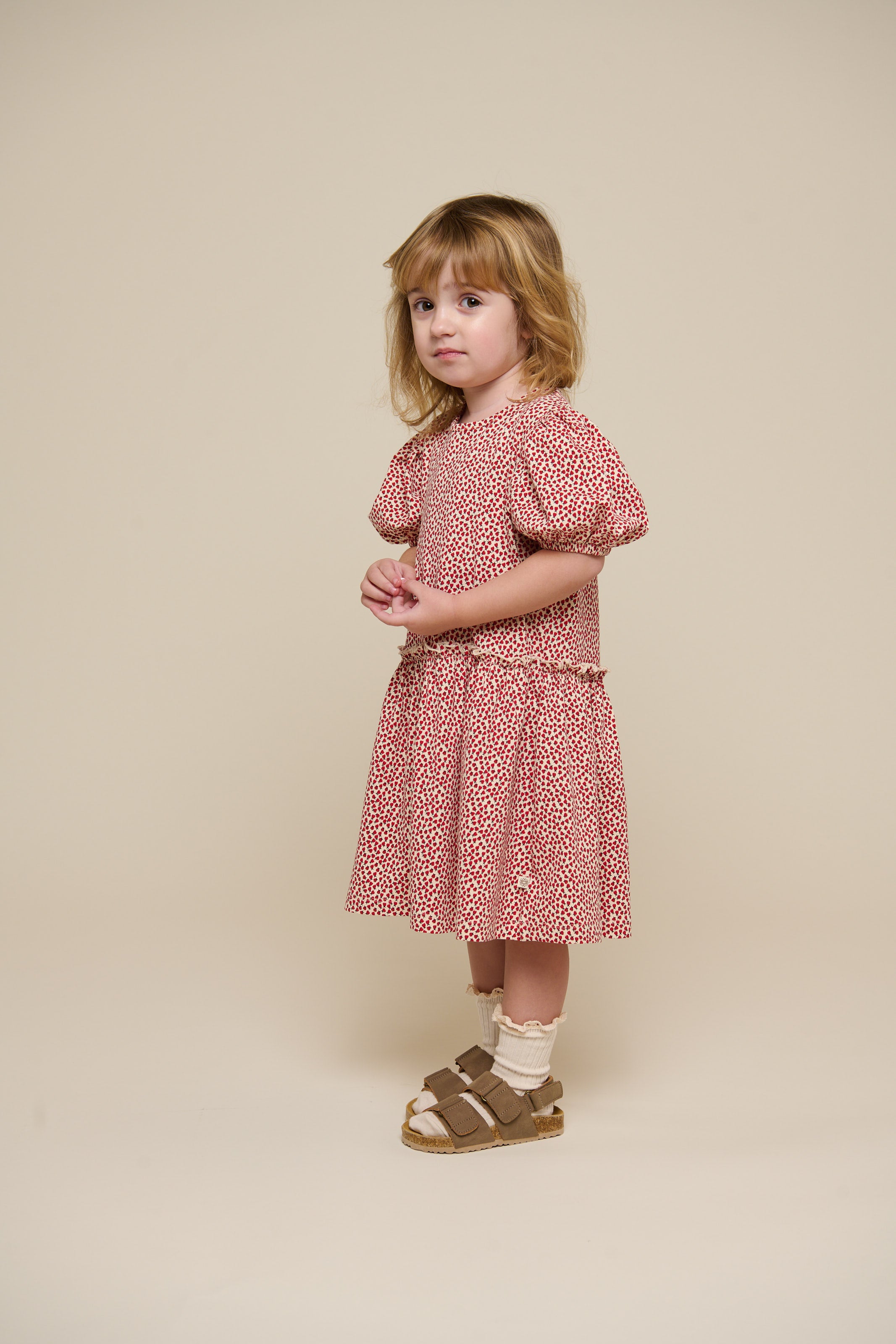 Jersey Dress - Kids - Cherry Red | 101225 Lea
