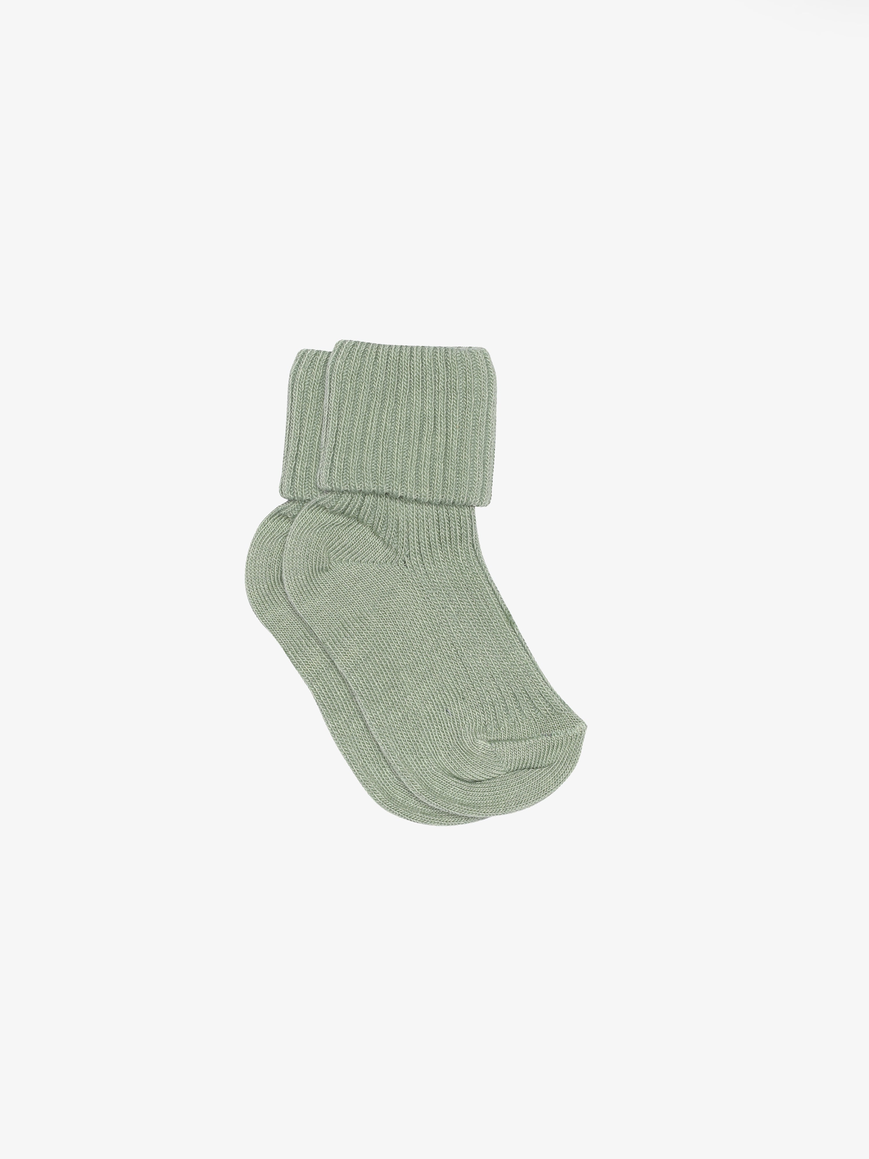 MP Little Cotton Rib Socks - Kids - Green | 101364 MP Baby Rib Socks