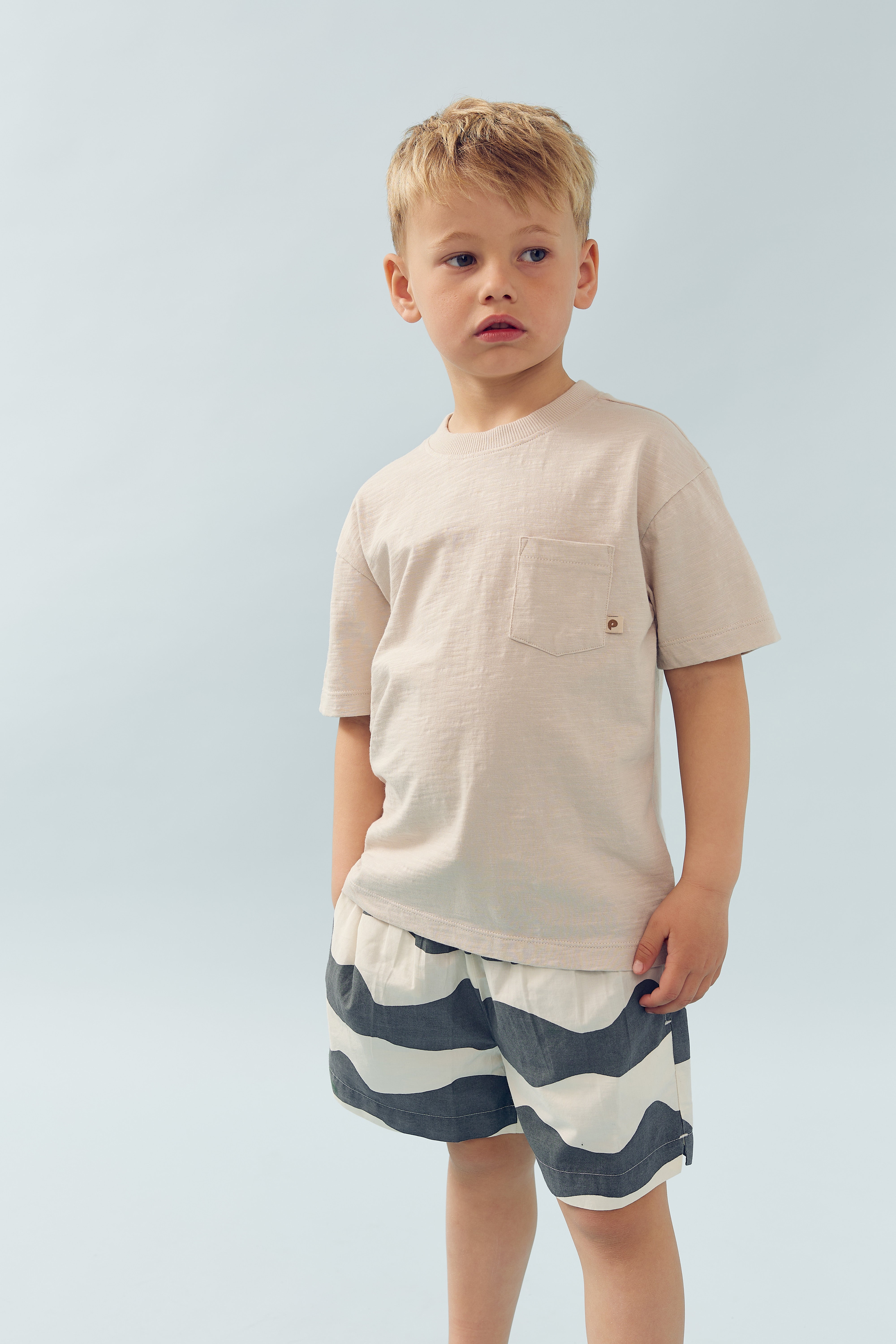 Poplin Wave Shorts - Petrol | 100113 Kean