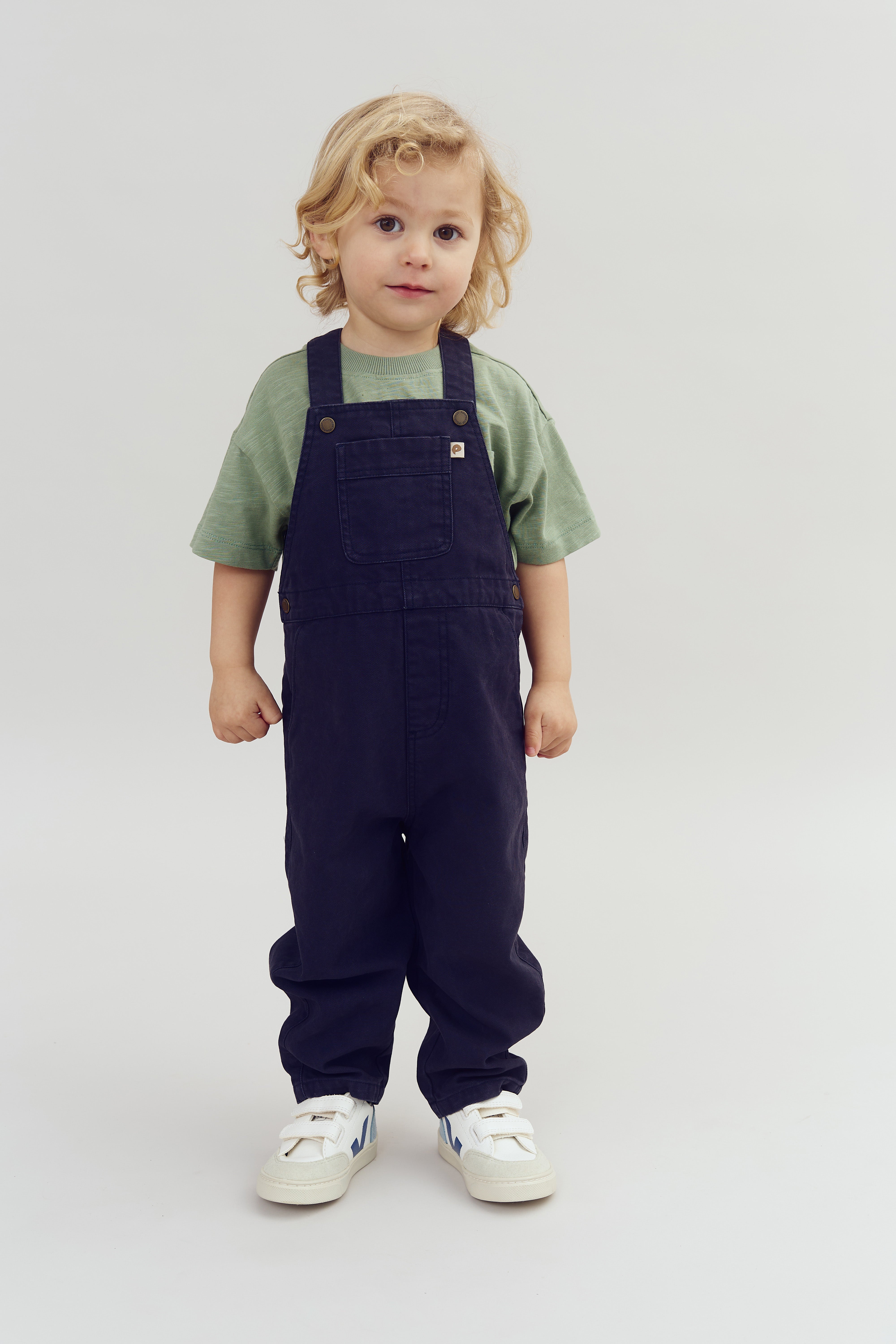Canvas Overalls - Navy | 100120 Dereck