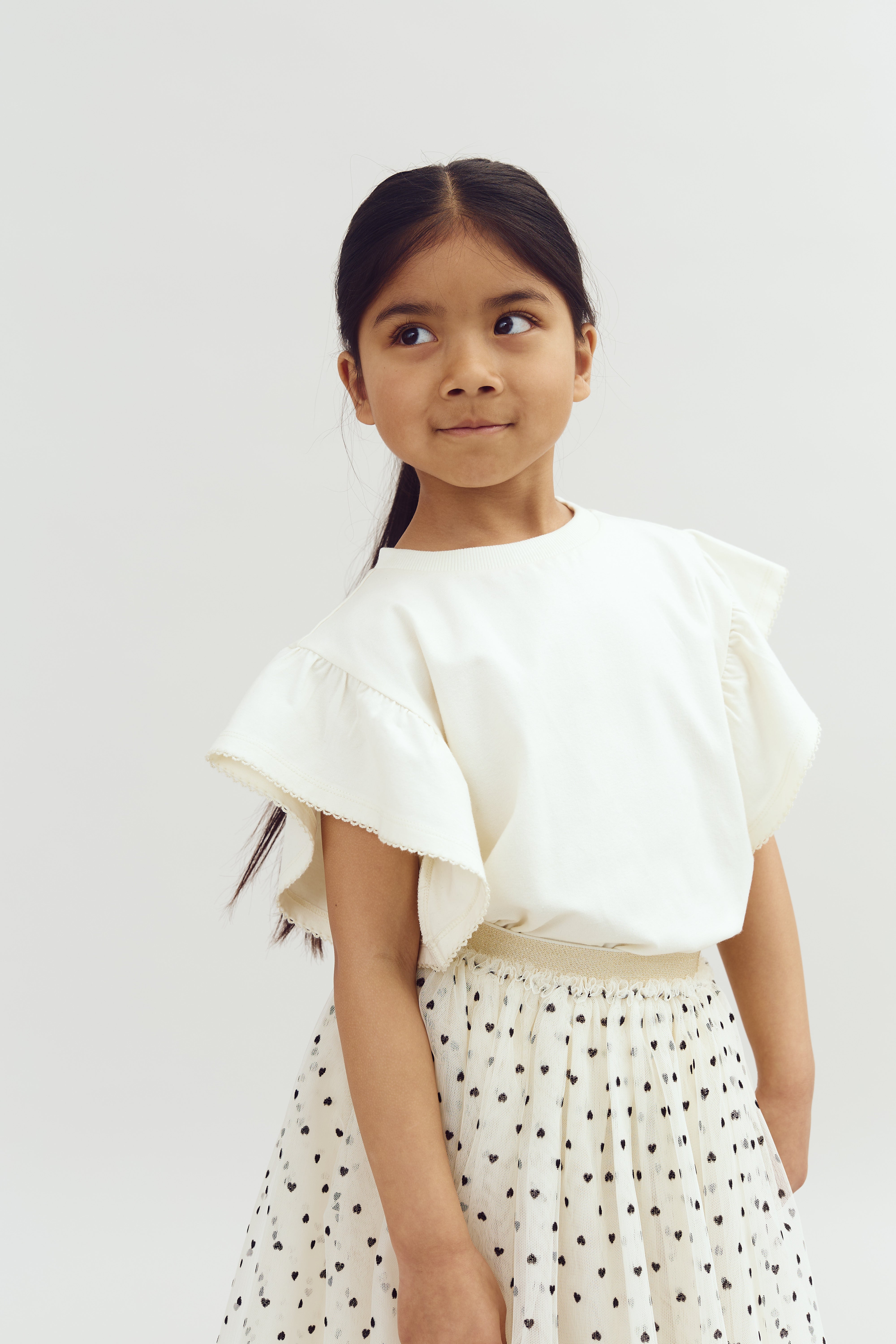 Tulle Skirt - Off White | 100267 Sophia