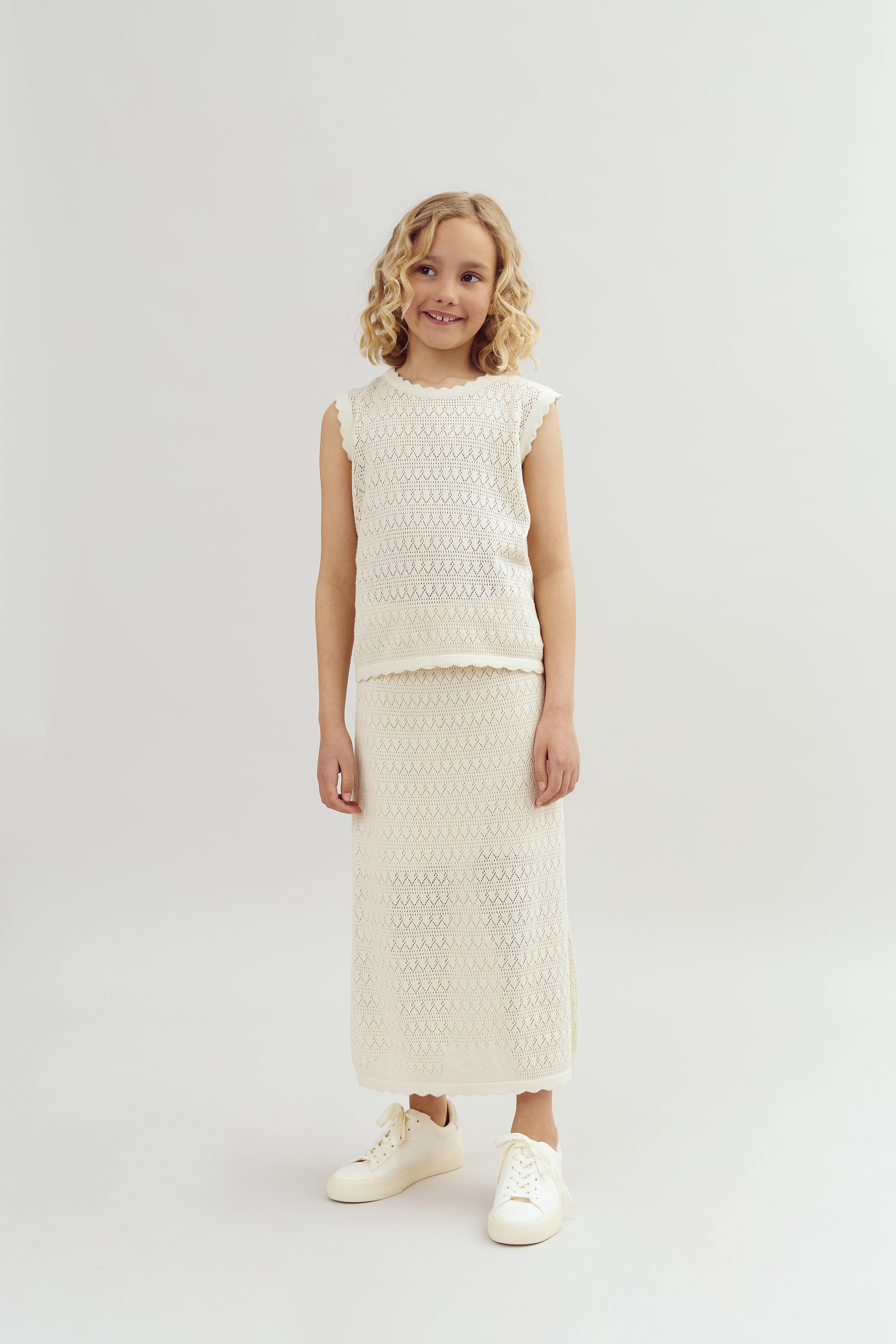 Knit Top - Tween - Off White | 100280 Vivi