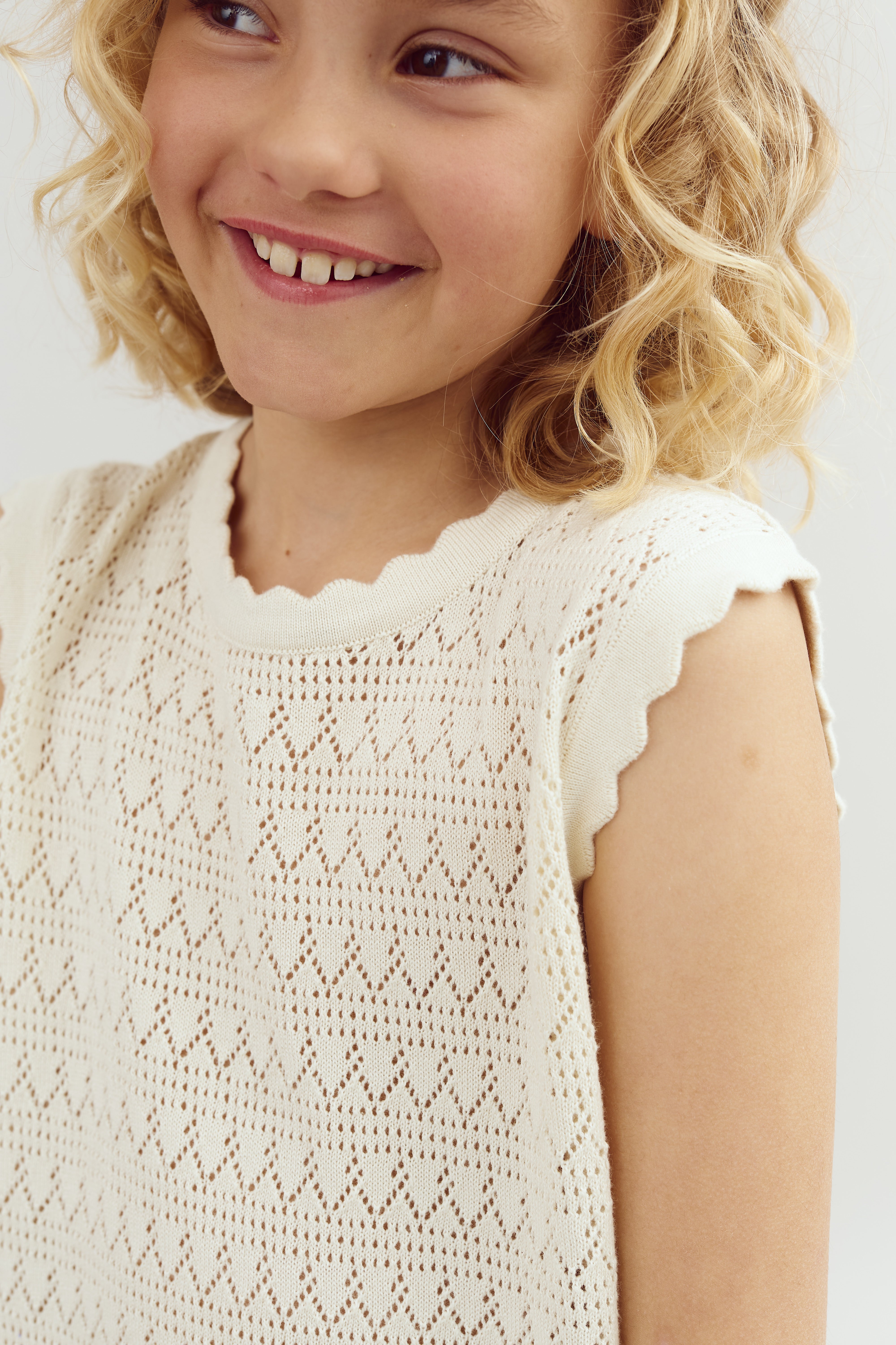 Knit Top - Tween - Off White | 100280 Vivi