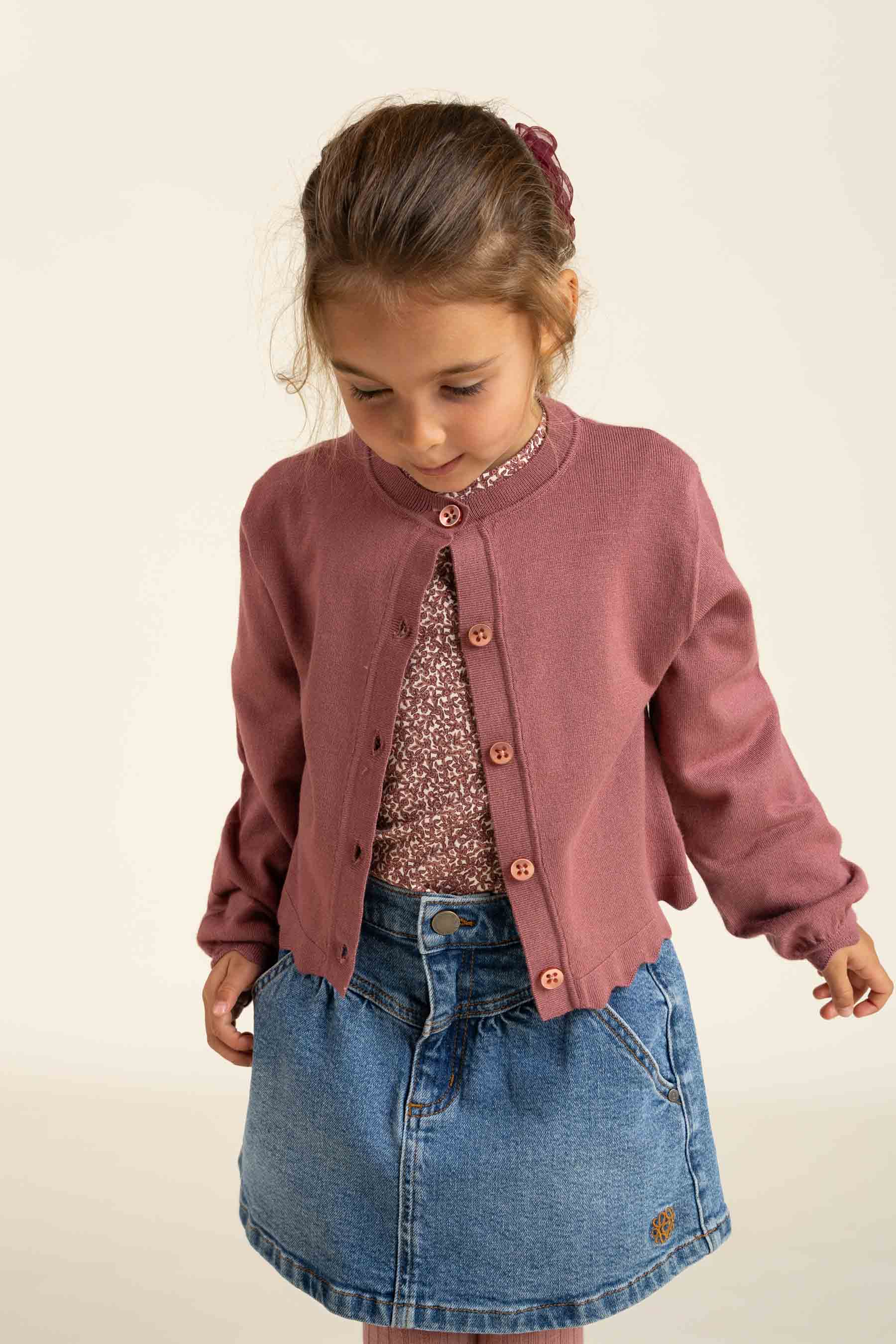 Cardigan - Kids - Vintage Red | 100828 Nicole