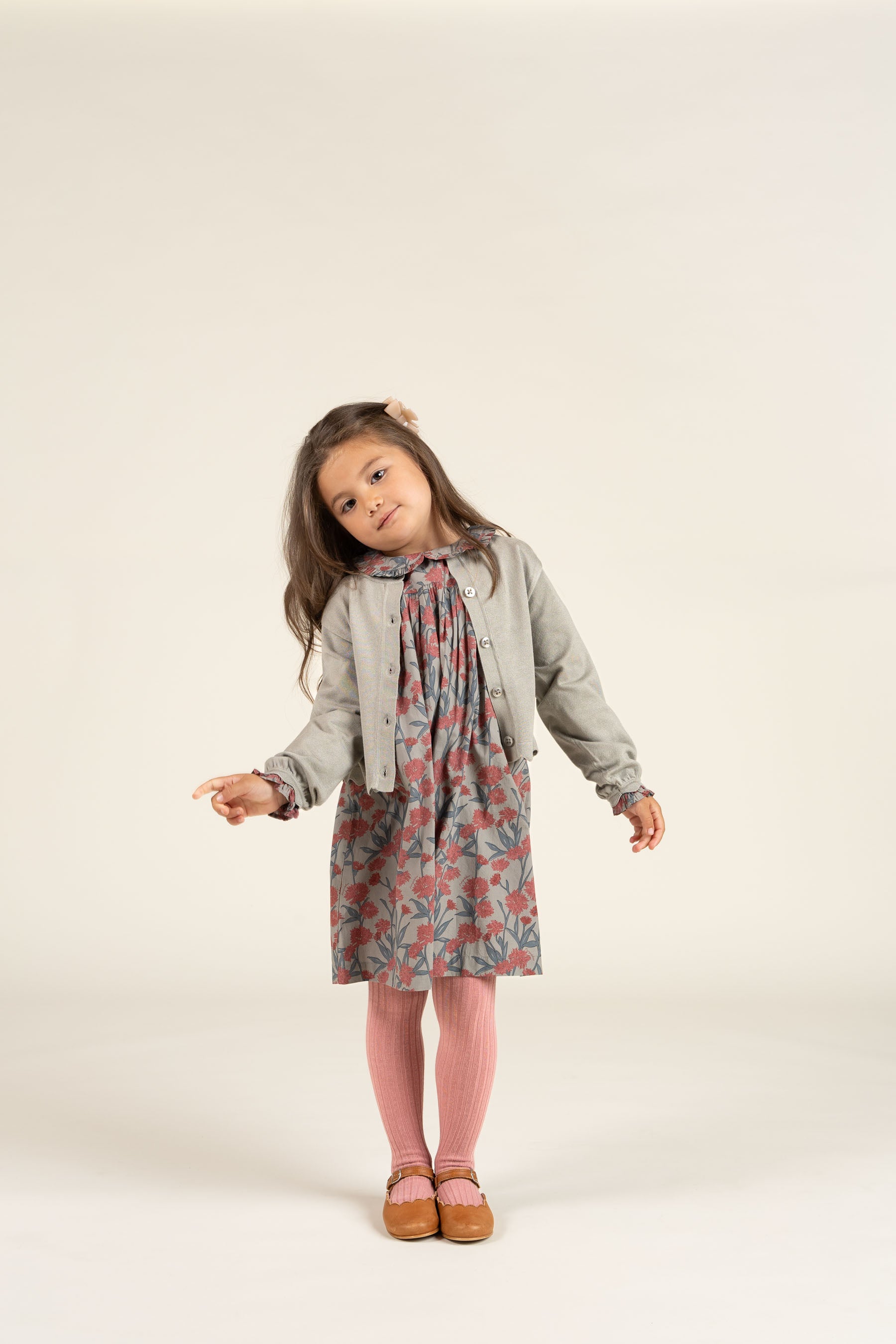 Cardigan - Kids - Dusty Green | 100830 Nicole