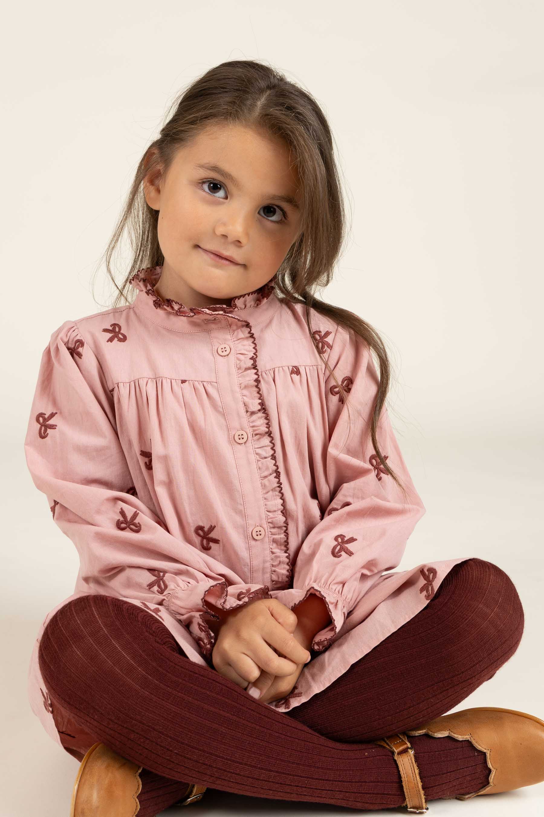 MP Wool Rib Tights - All - Burgundy | 100879 MP Wool tights