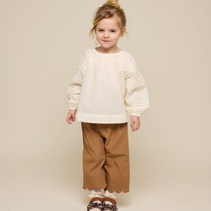 Long Sleeve Blouse - Kids - Offwhite | 100988 Willa