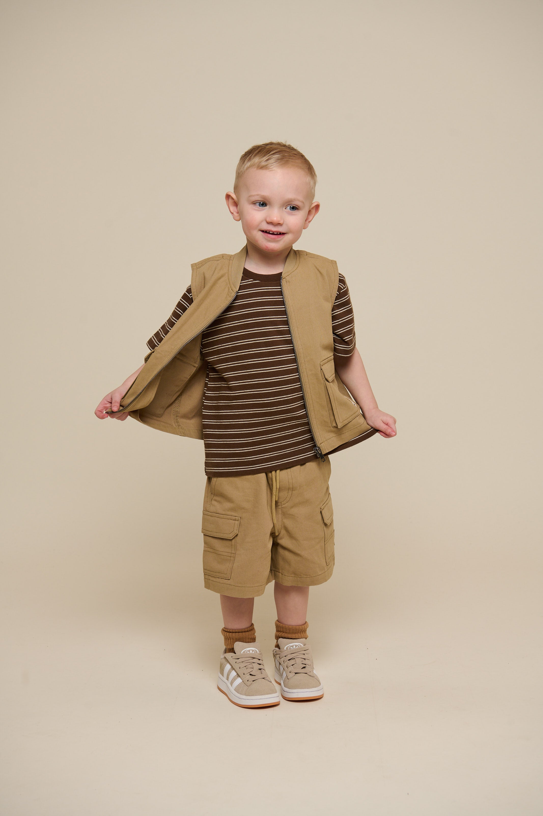 Striped T-shirt - Kids - Dark Brown | 101177 Otto