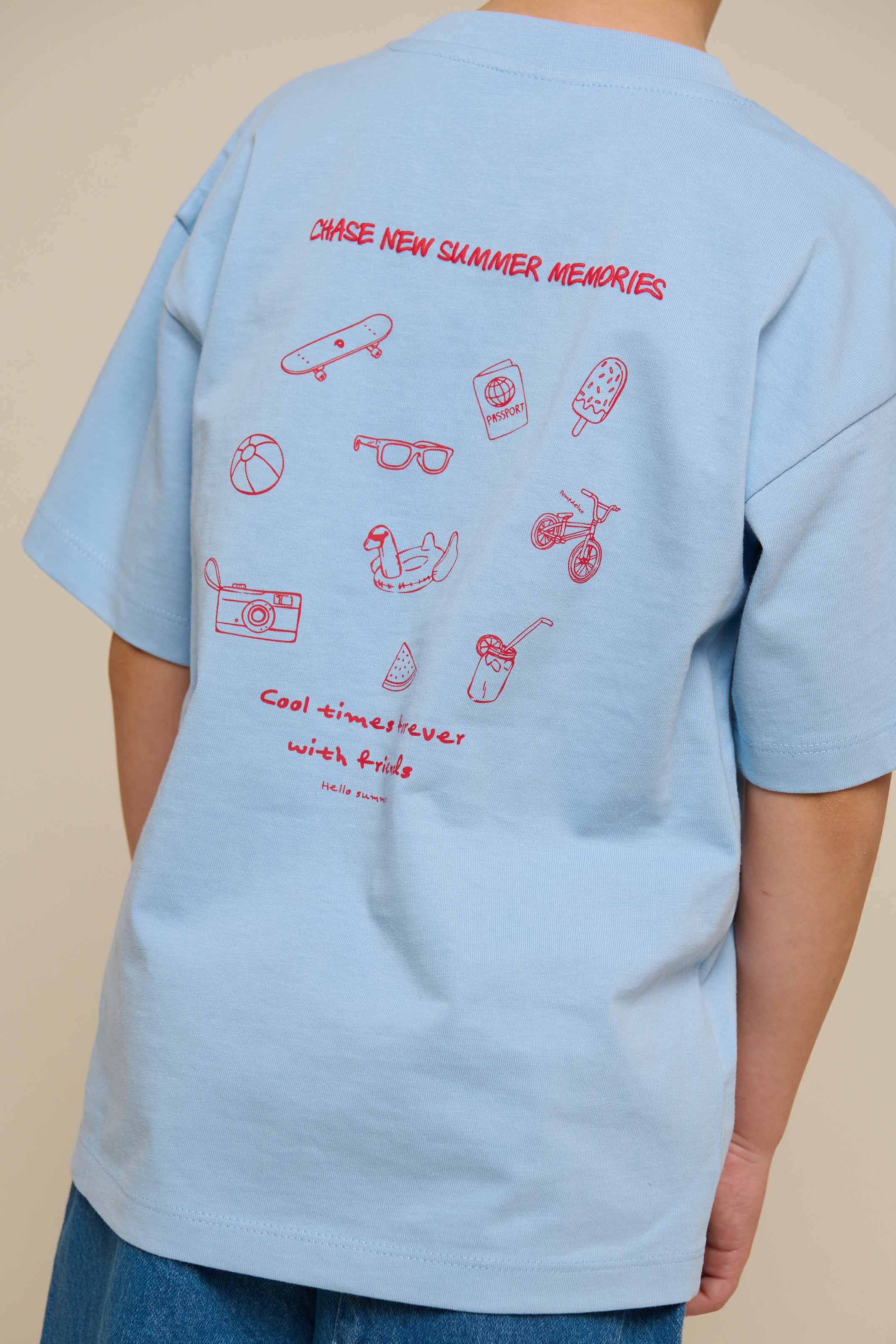 Cool Times T-shirt - Tween - Powder Blue | 101250 Daniel