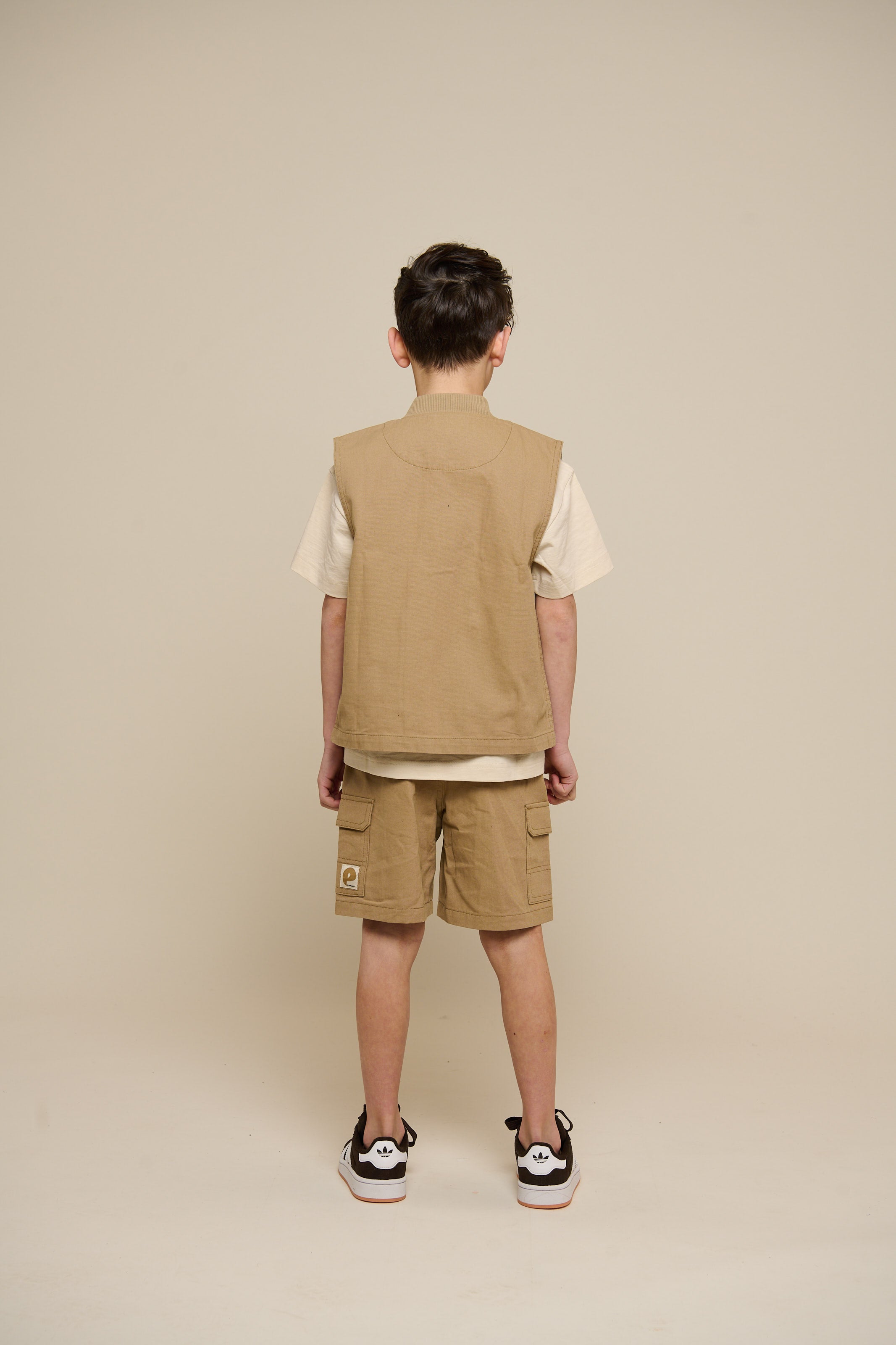 Canvas Cargo Gilet - Tween - Khaki | 101129 Isack