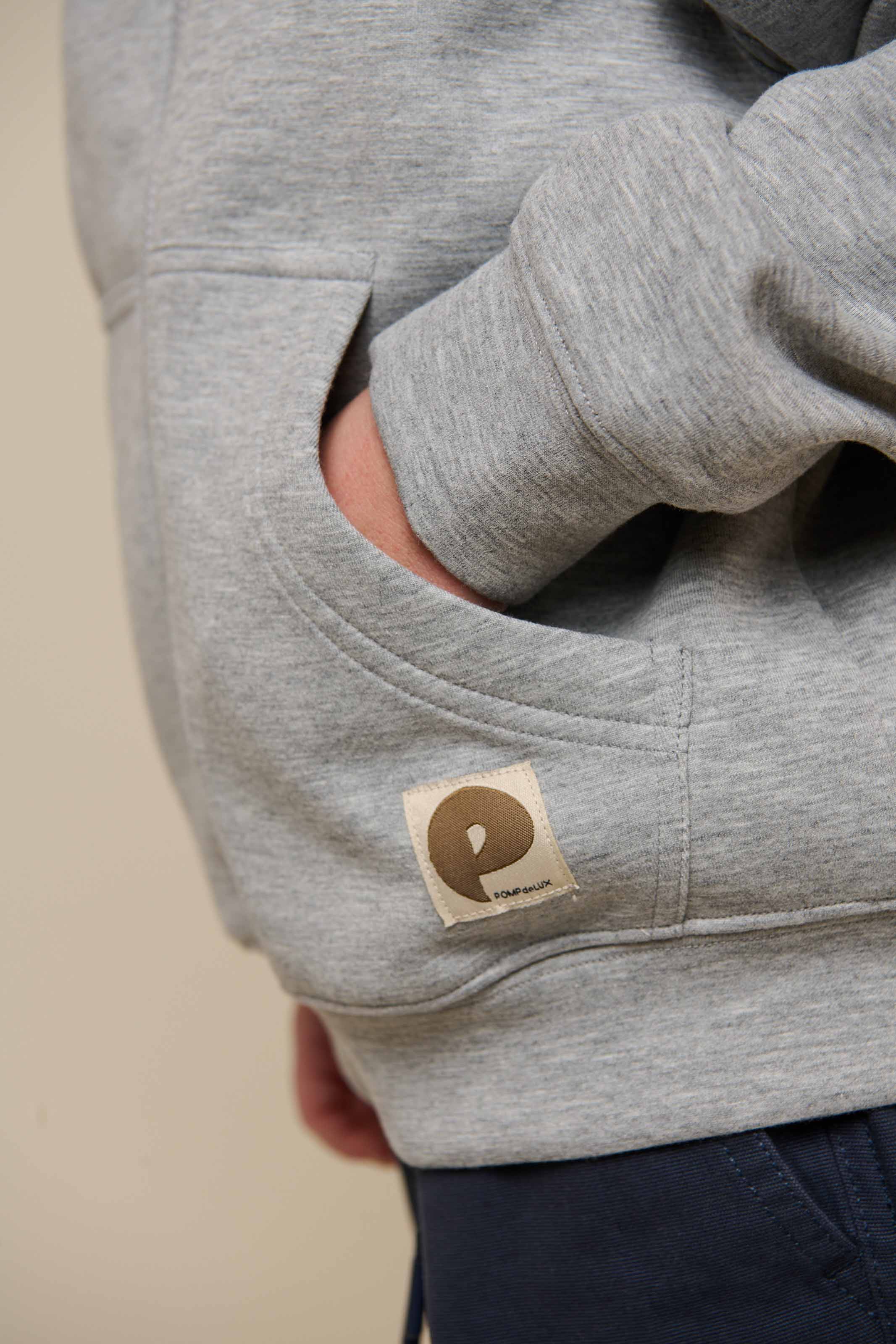 Scuba Hoodie mit Reißverschluss - Tween - Grey Melange | 100641 Liam