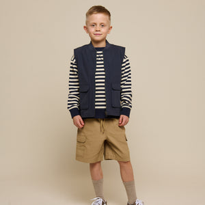 Canvas Cargo Gilet - Tween - Navy | 101131 Isack