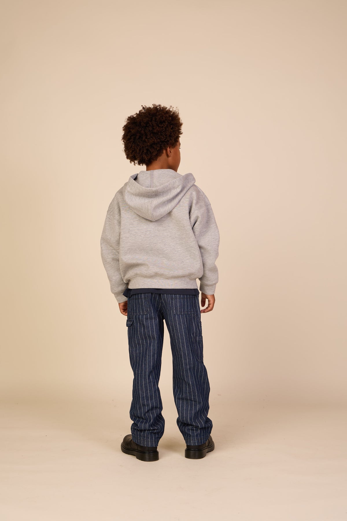 Scuba Zip Hoodie - Tween - Grey Melange | 100641 Liam