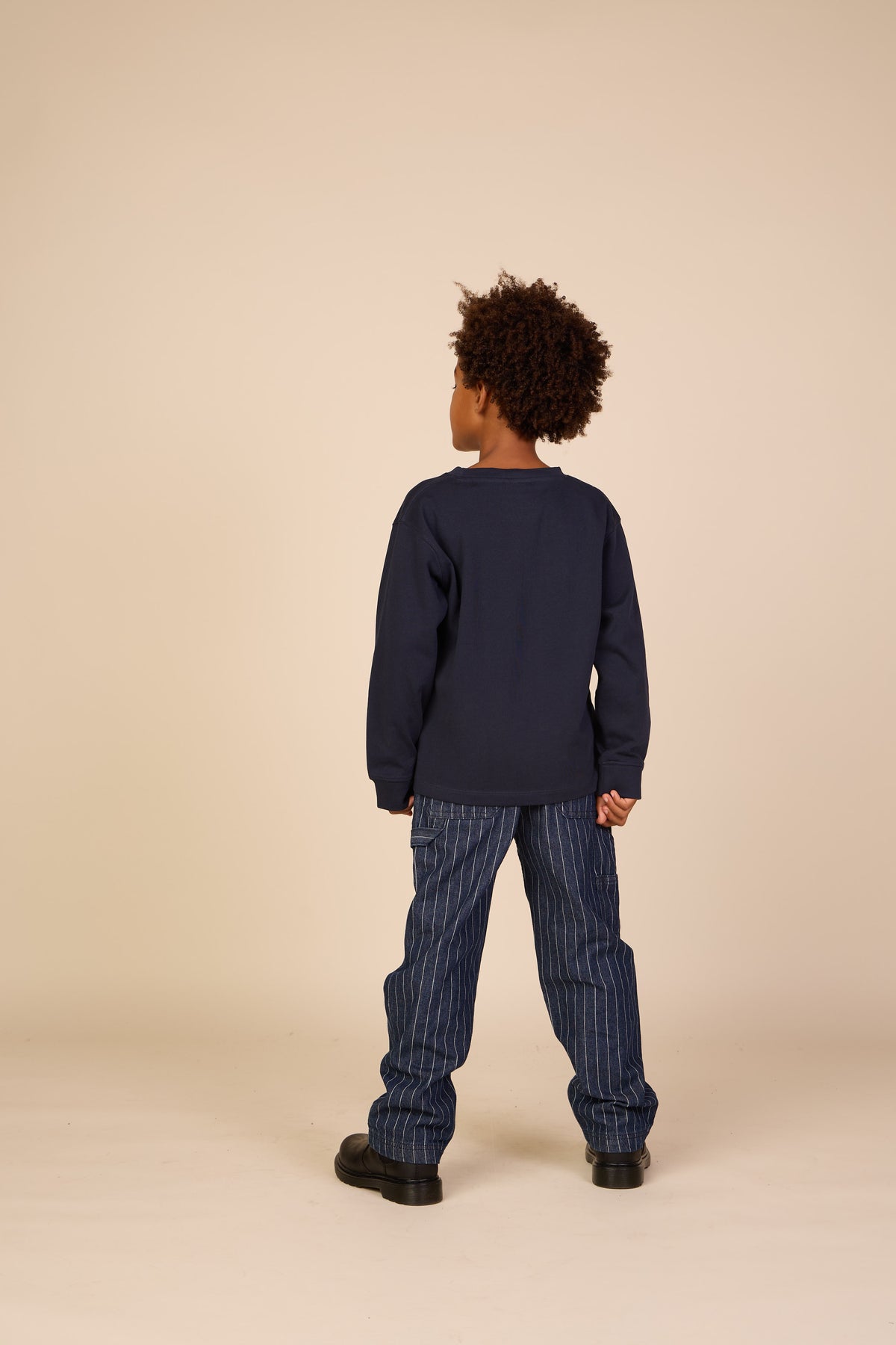 Long-Sleeve T-Shirt - Tween - Navy | 101706 Kobe