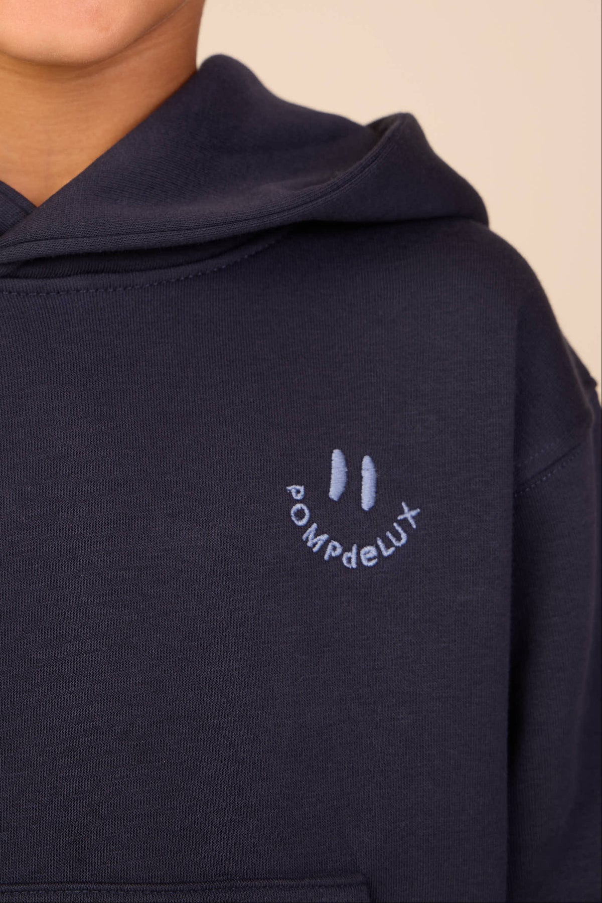 Smiley Hoodie - Kids - Navy | 101579 Andrew