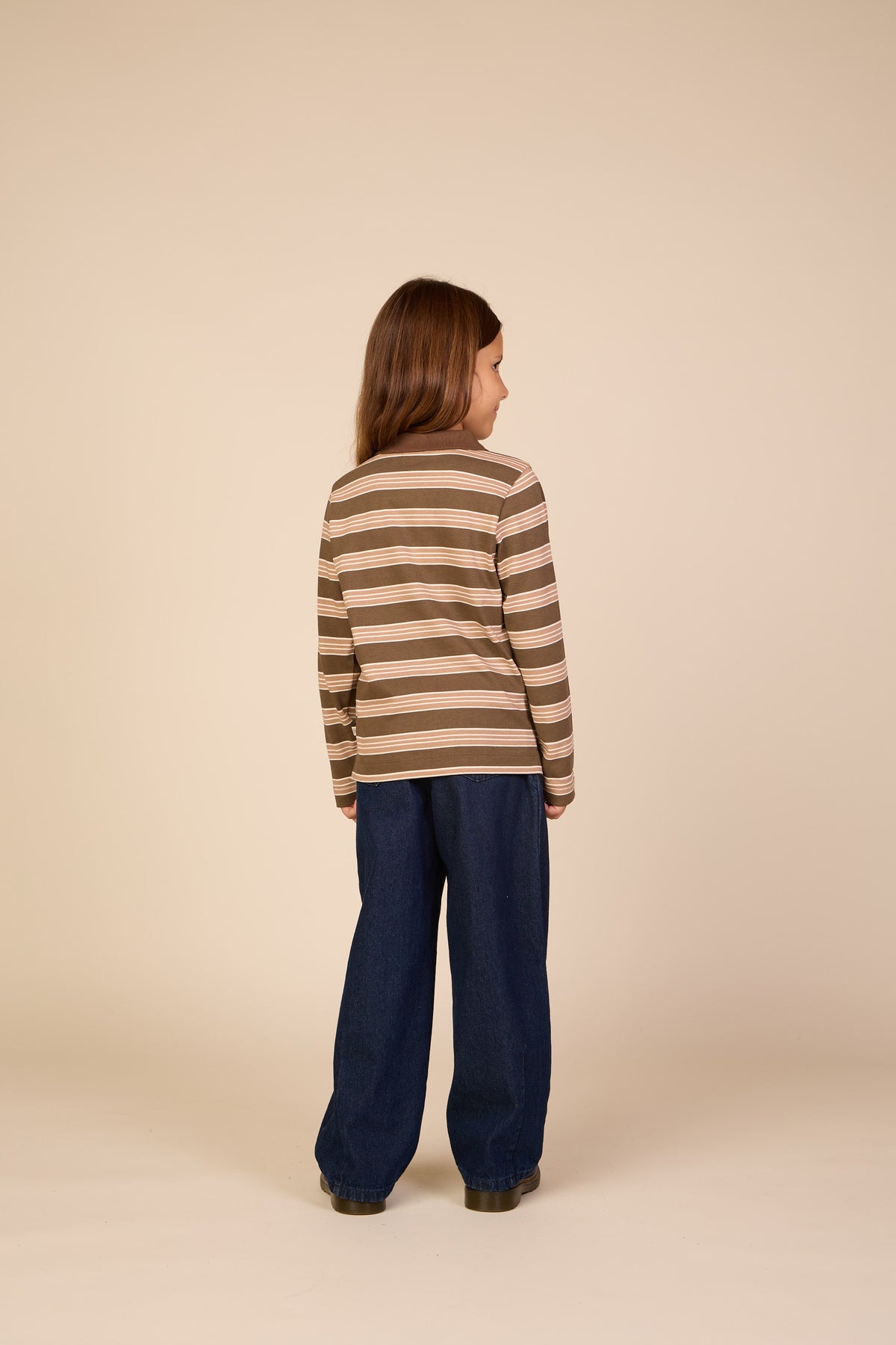 Wide-Leg Pleated Jeans - Tween - Dark Blue | 101648 Sadie